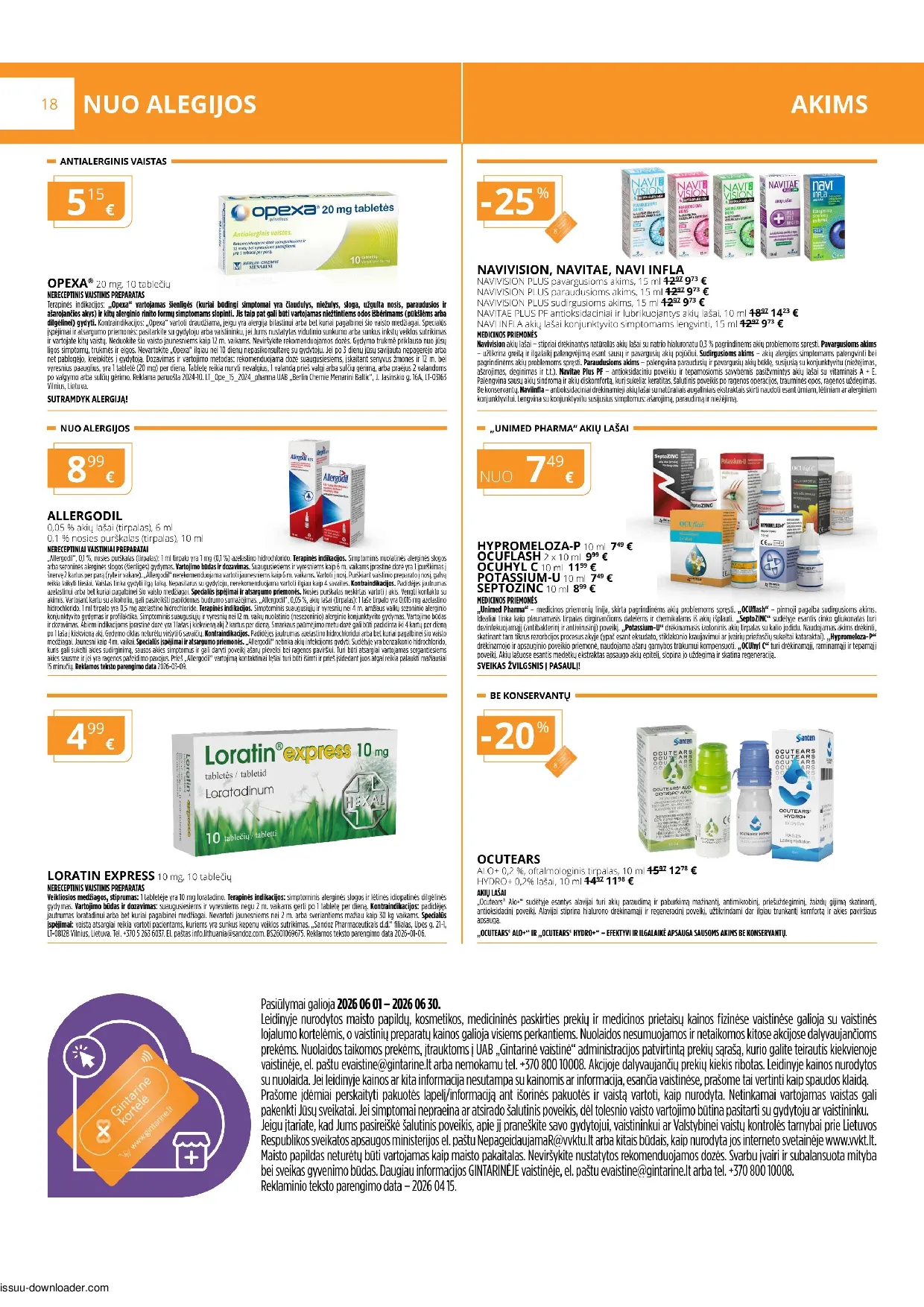 Gintarinės vaistinės leidinys – 18 psl.