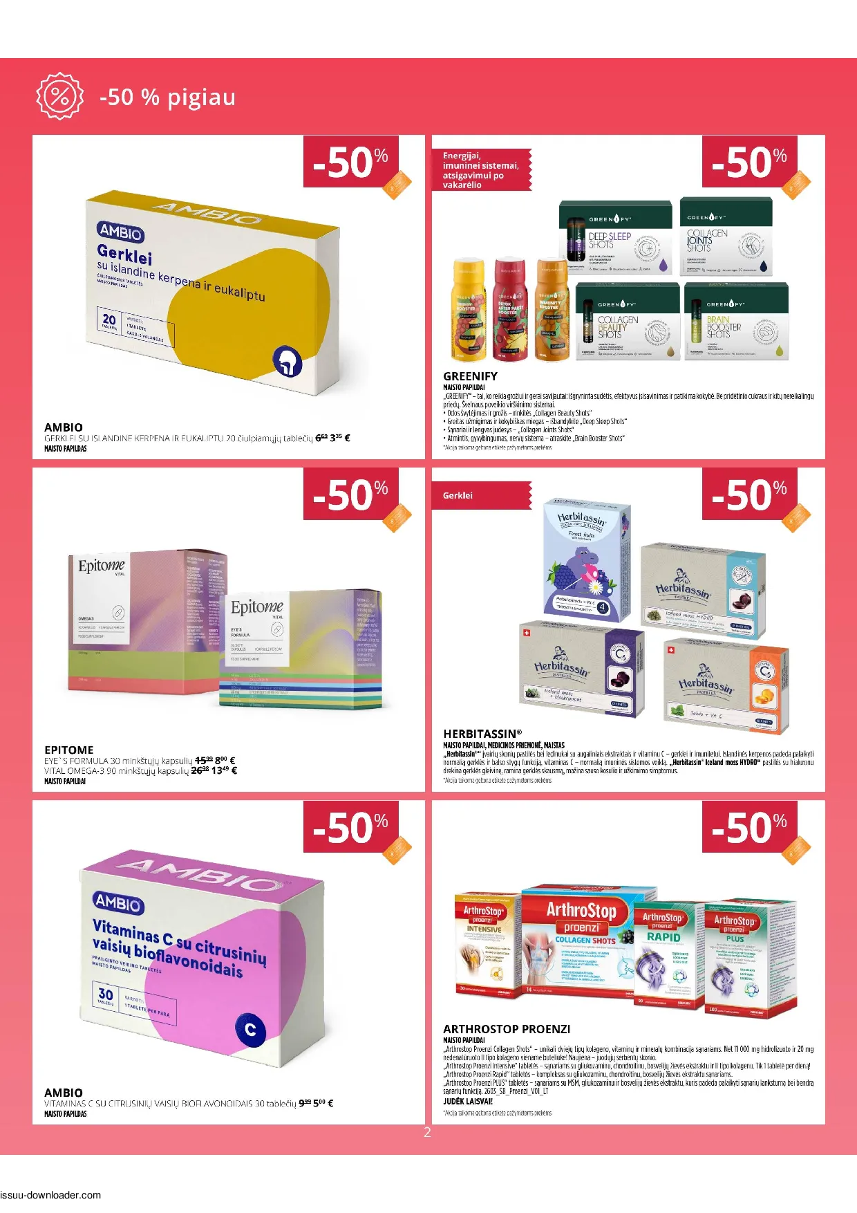 Gintarinės vaistinės leidinys – 2 psl.