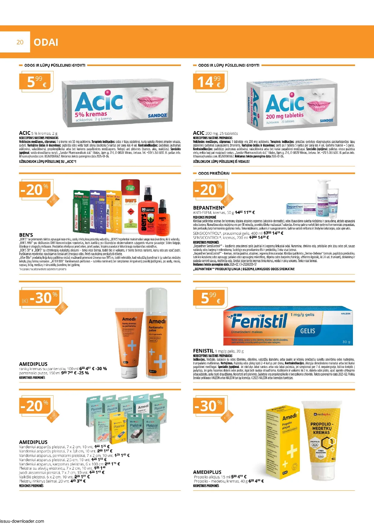 Gintarinės vaistinės leidinys – 20 psl.