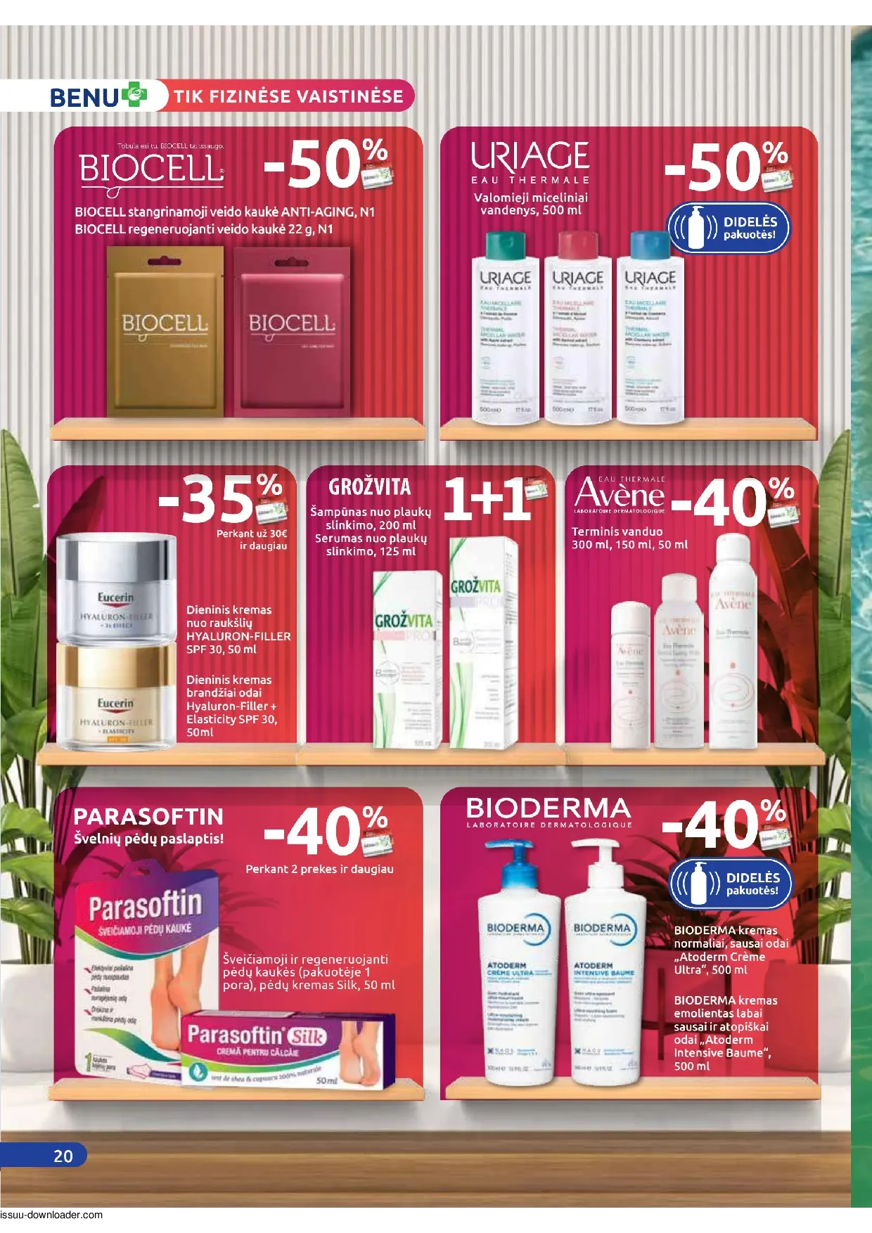 Benu leidinys – 20 psl.