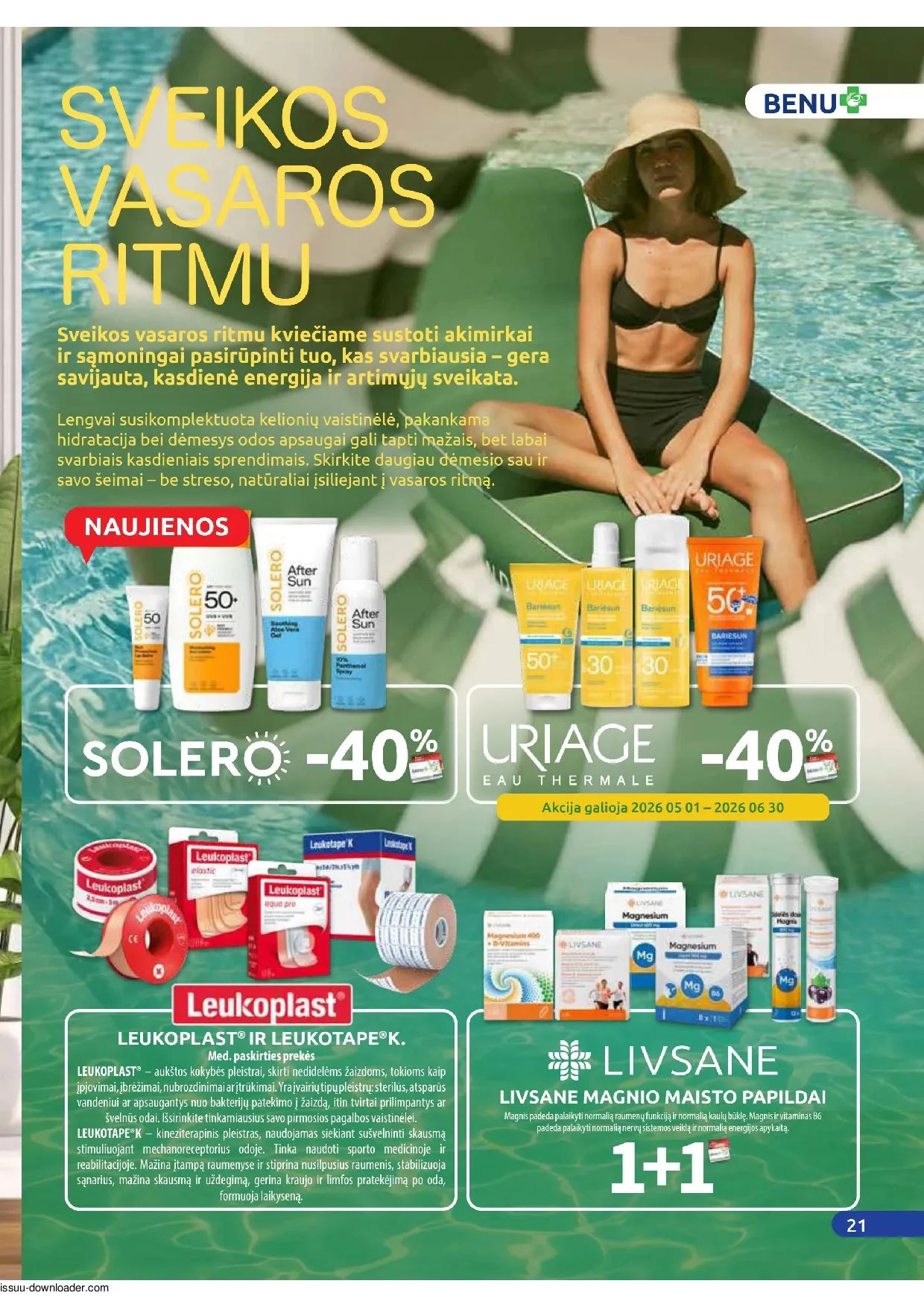 Benu leidinys – 21 psl.