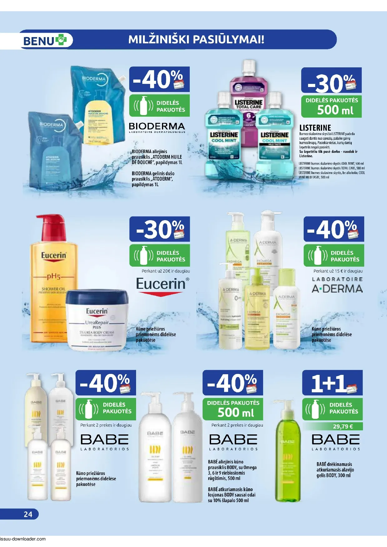 Benu leidinys – 24 psl.