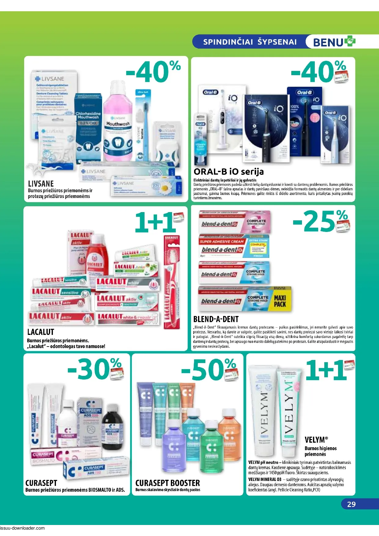 Benu leidinys – 29 psl.