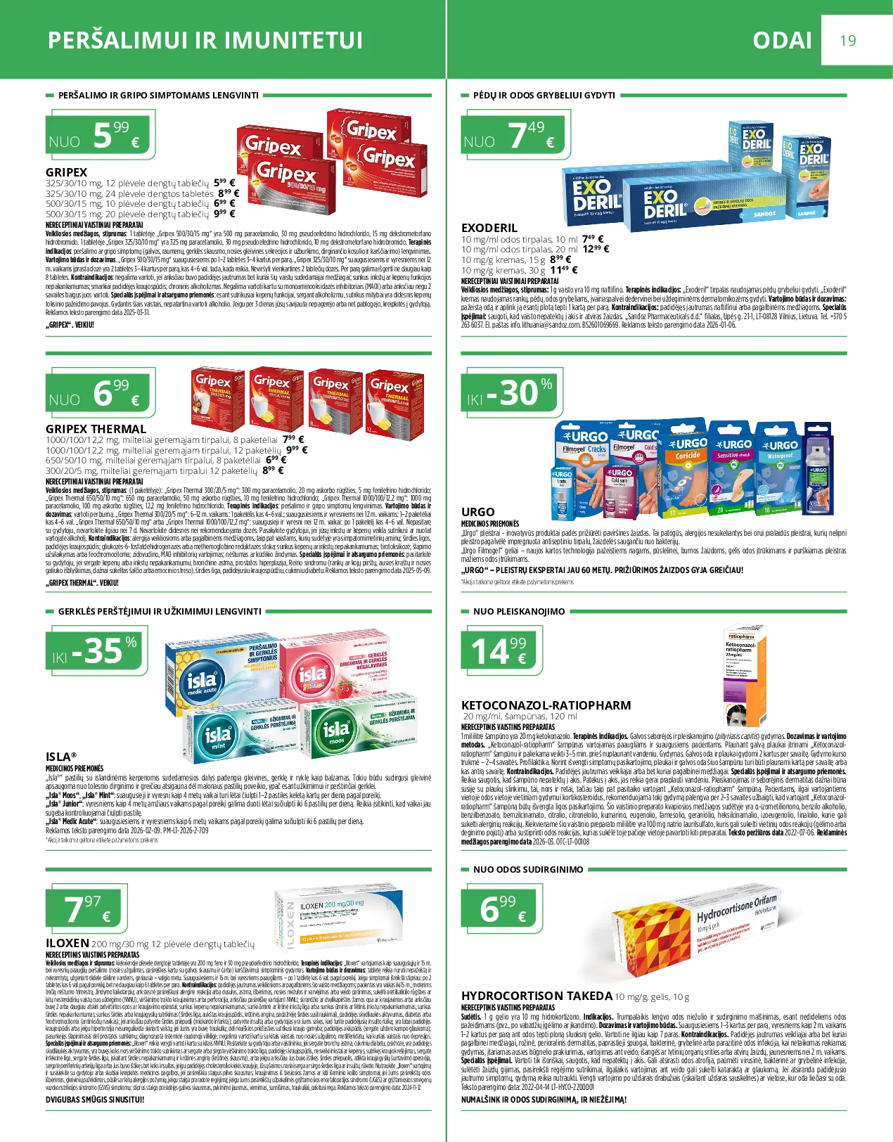 Norfa vaistinės leidinys – 19 psl.