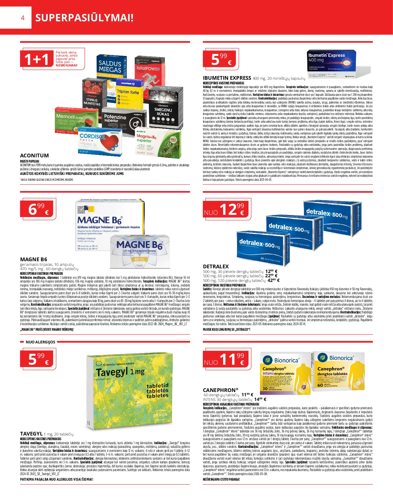 Norfa vaistinės leidinys – 4 psl.