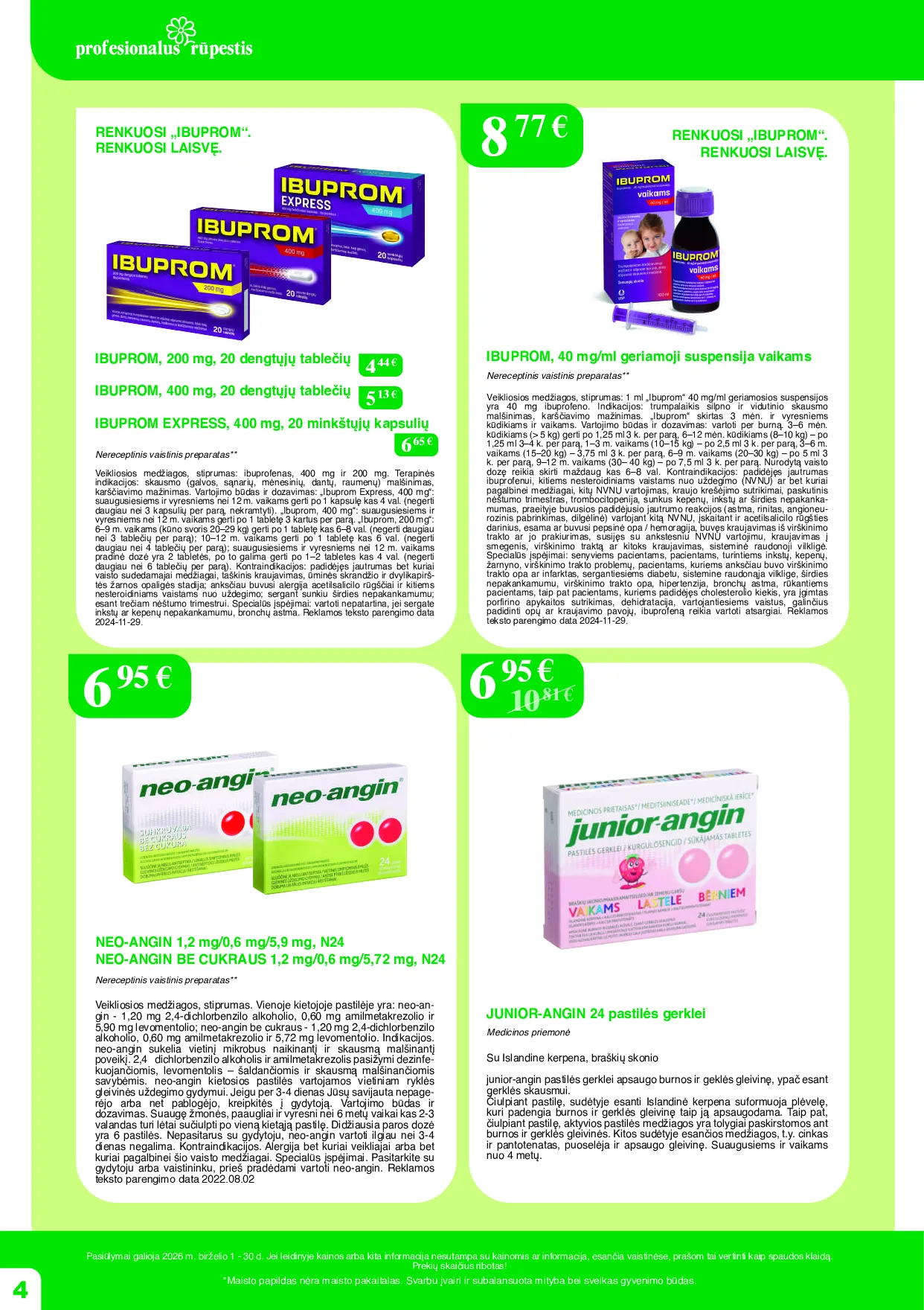 Ramunėlės vaistinės leidinys – 4 psl.
