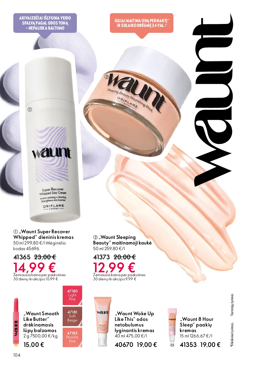Oriflame katalogas – 104 psl.