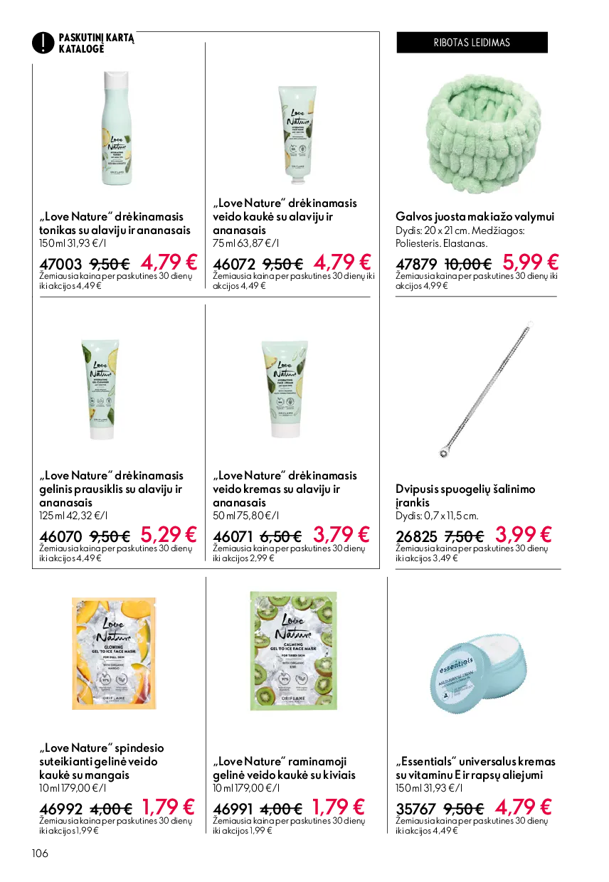 Oriflame katalogas – 106 psl.