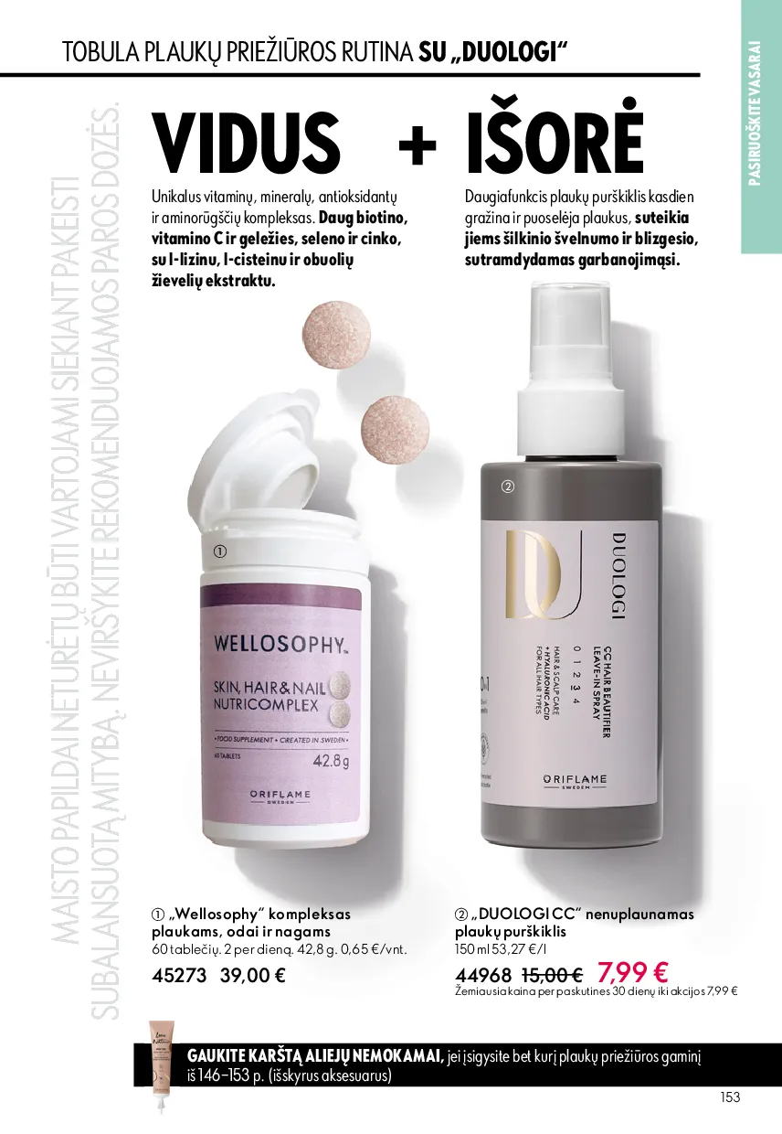 Oriflame katalogas – 153 psl.