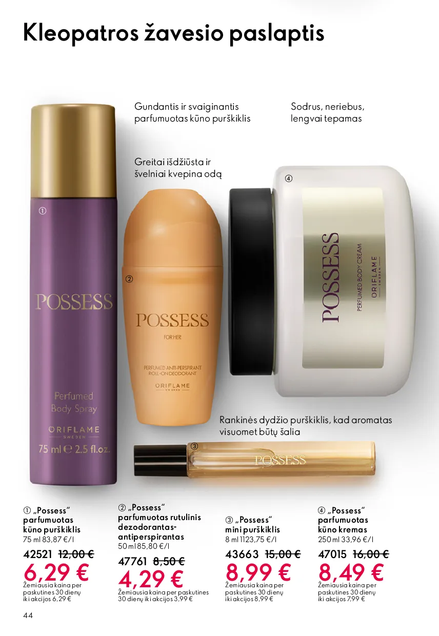 Oriflame katalogas – 44 psl.