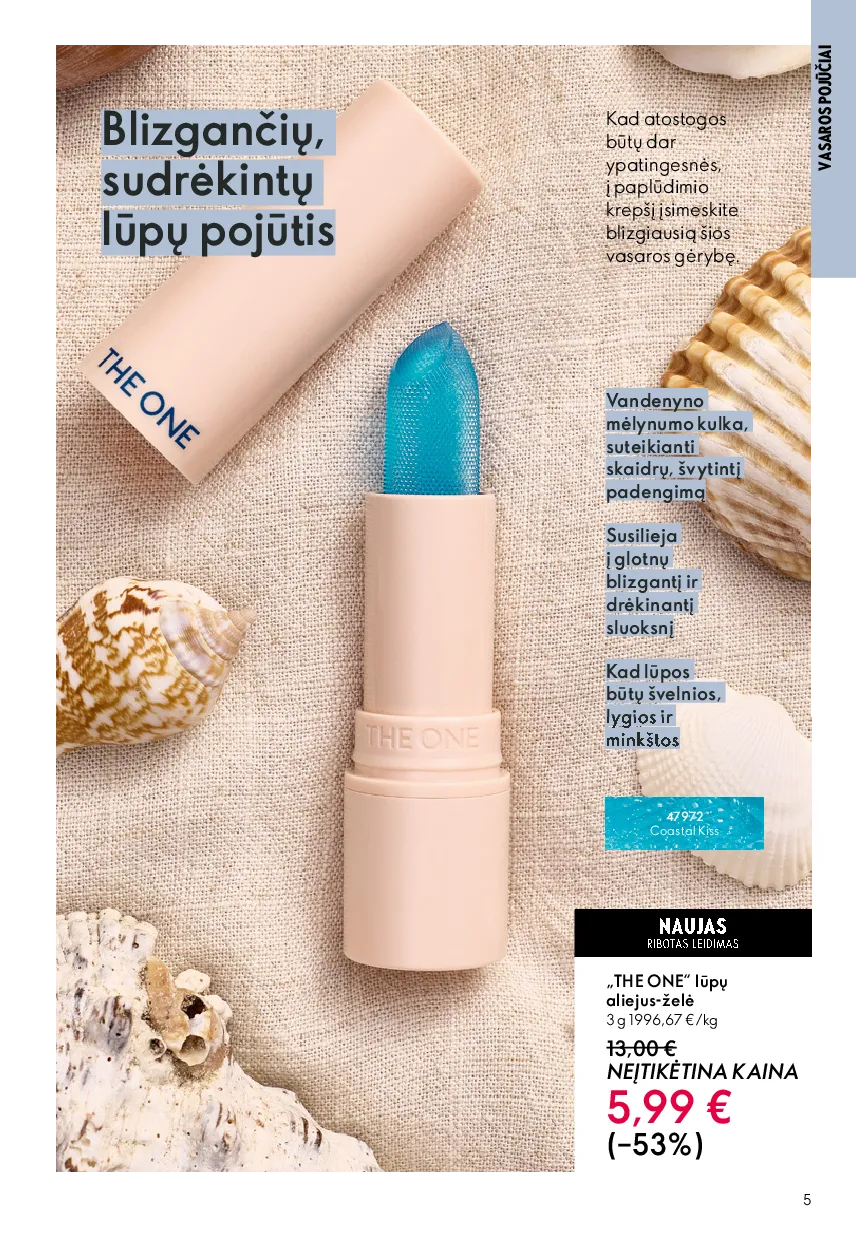 Oriflame katalogas – 5 psl.