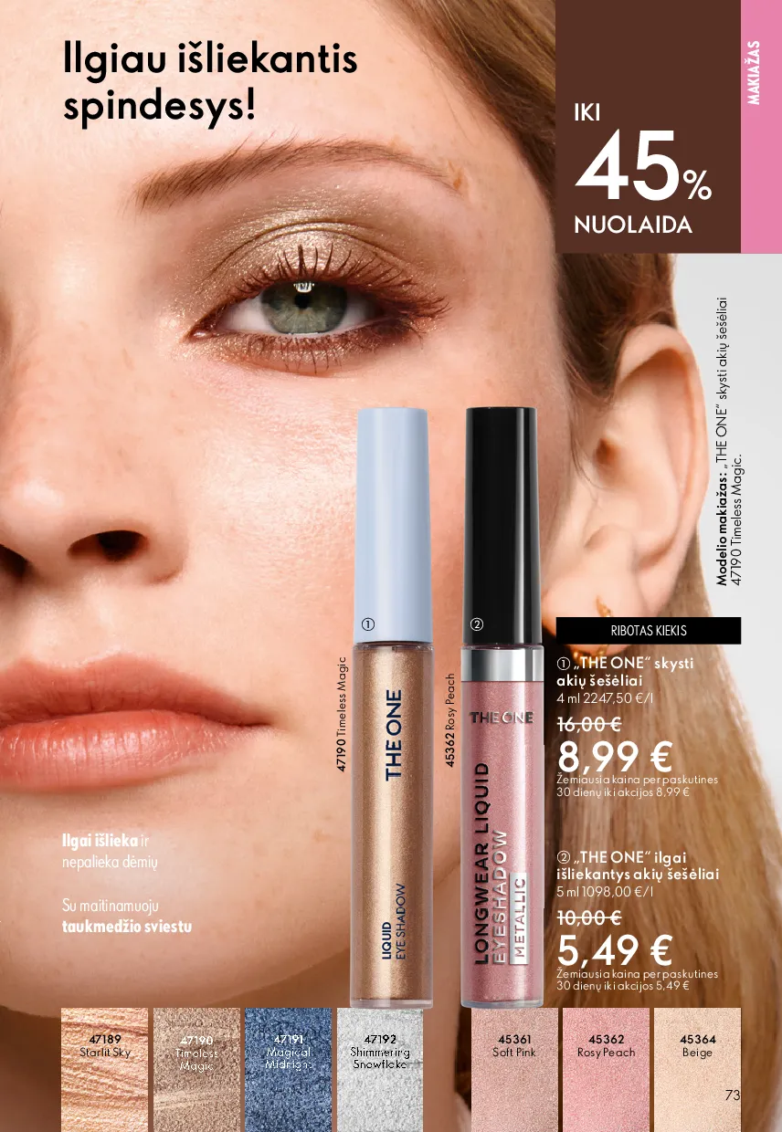 Oriflame katalogas – 73 psl.