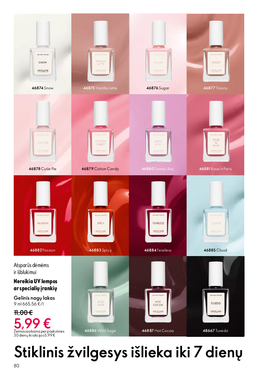 Oriflame katalogas – 80 psl.