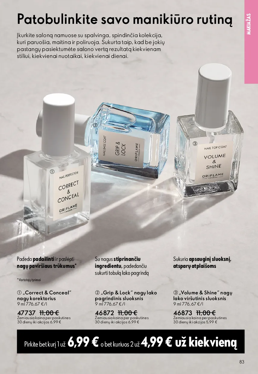 Oriflame katalogas – 83 psl.