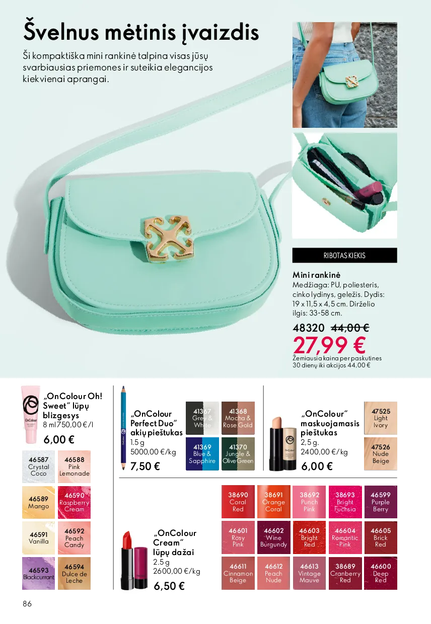 Oriflame katalogas – 86 psl.
