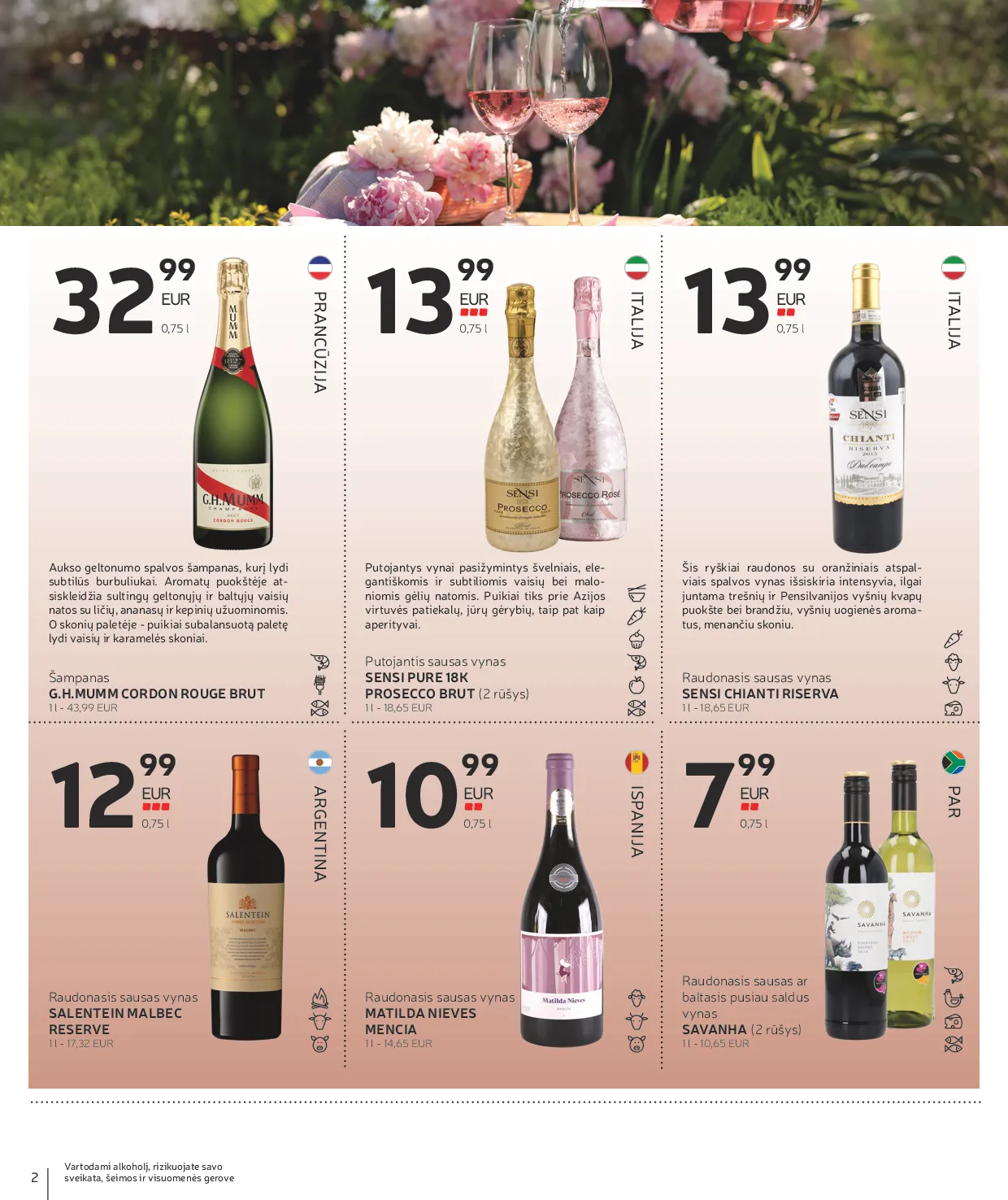 Rimi akcijos šią savaitę. Galioja nuo 2026-06-16 iki 2026-06-29 – 2 psl.