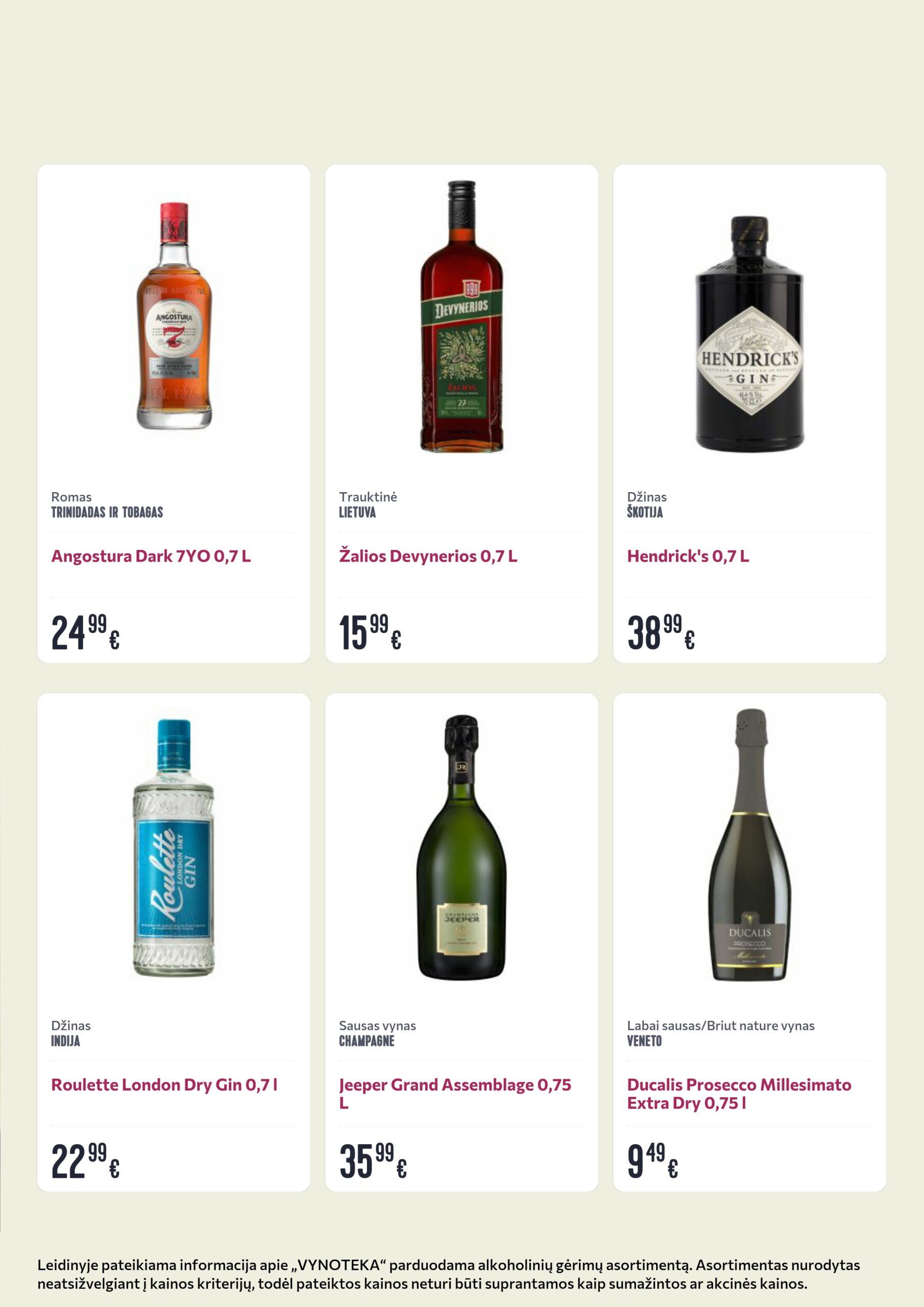 Vynoteka leidinys (gėrimų) – 11 psl.