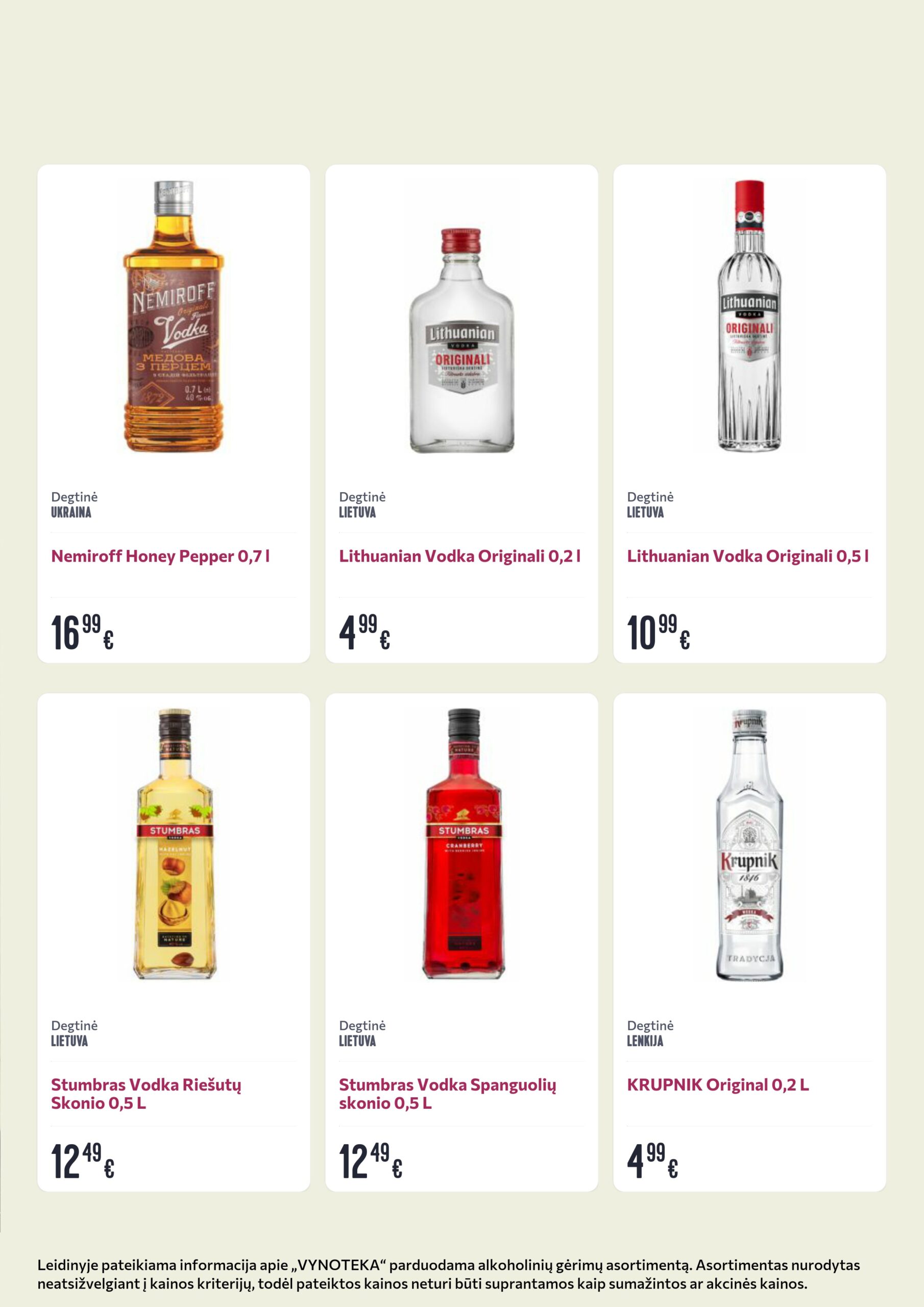 Vynoteka leidinys (gėrimų) – 19 psl.