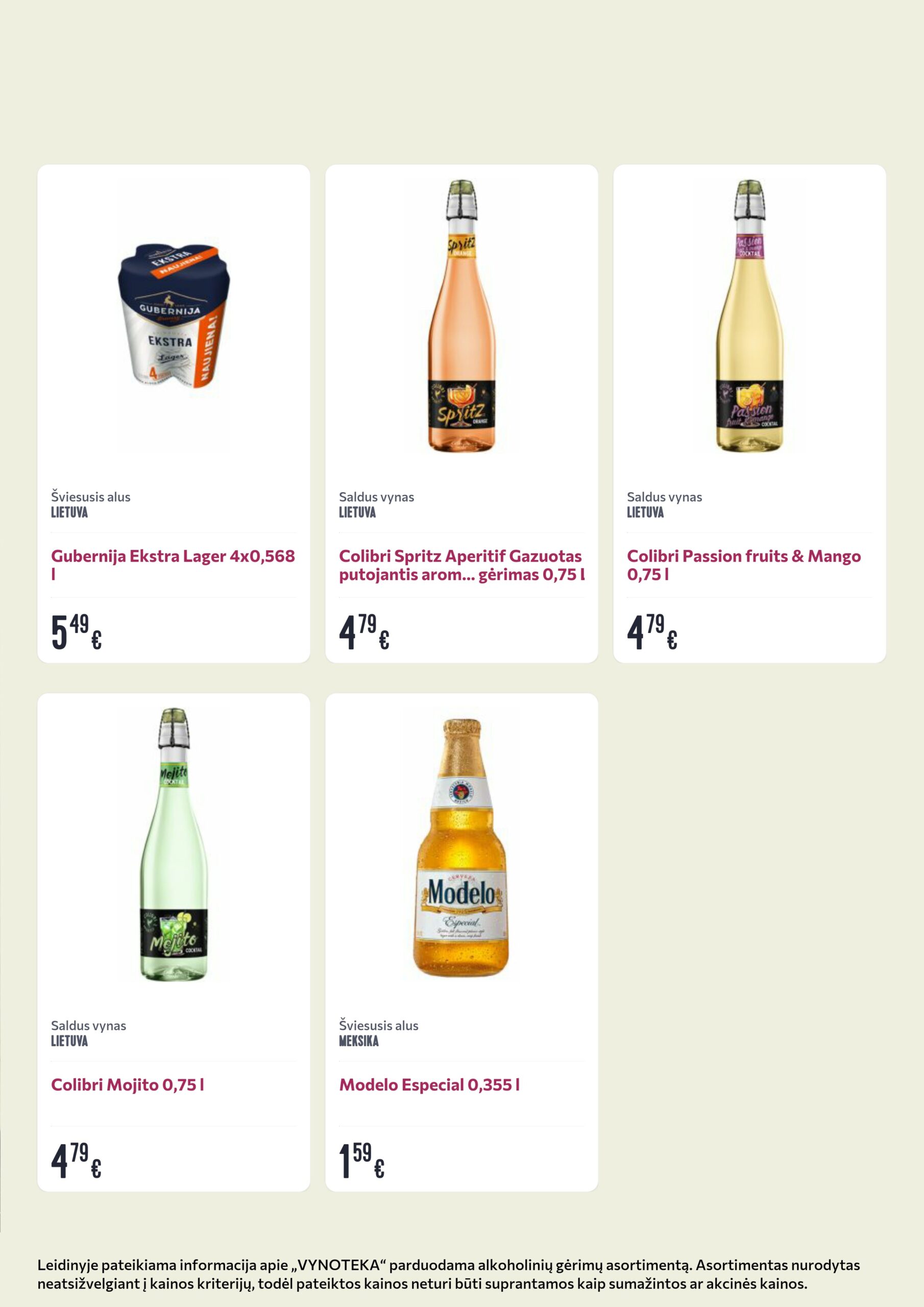 Vynoteka leidinys (gėrimų) – 21 psl.