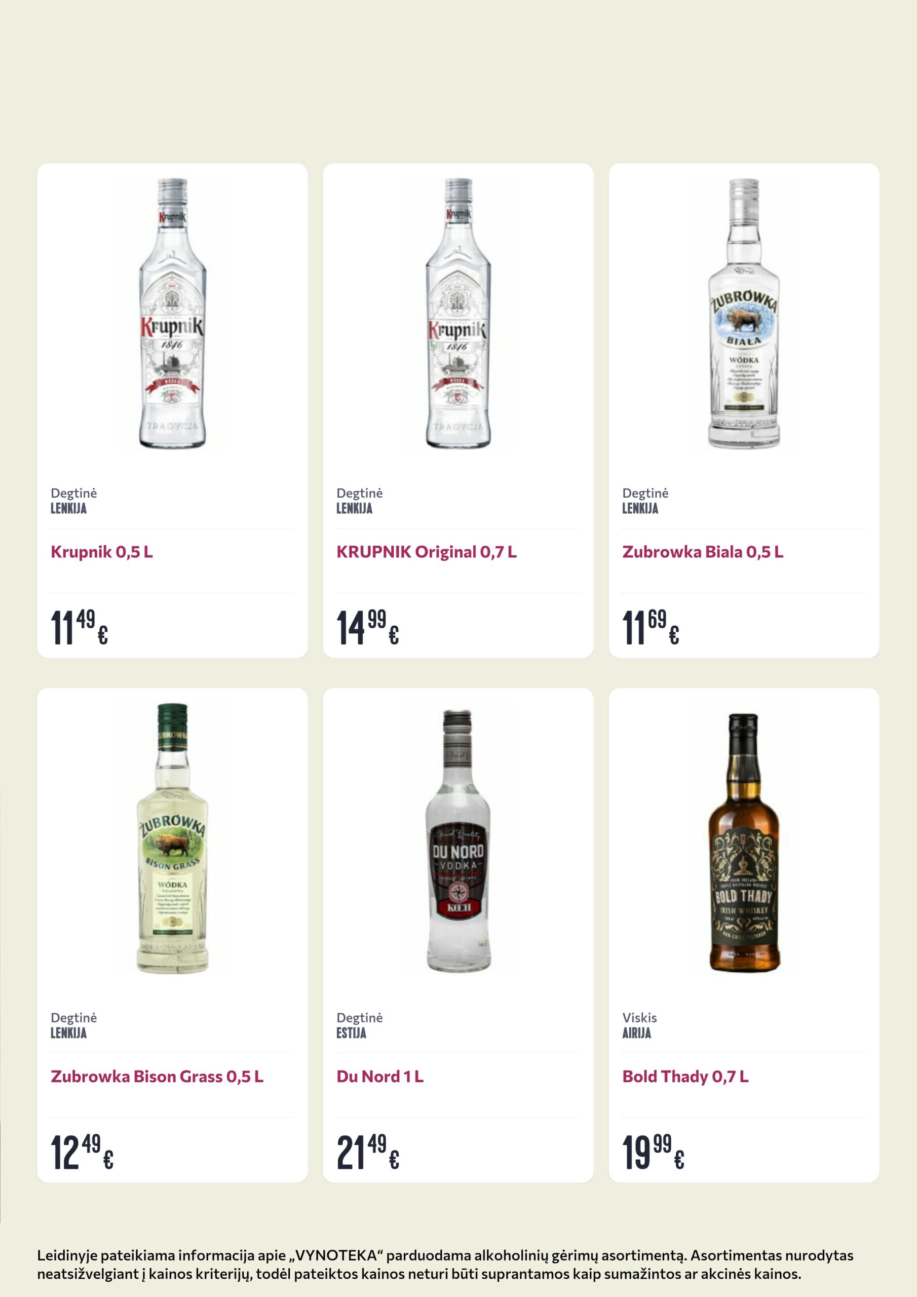 Vynoteka leidinys (gėrimų) – 18 psl.