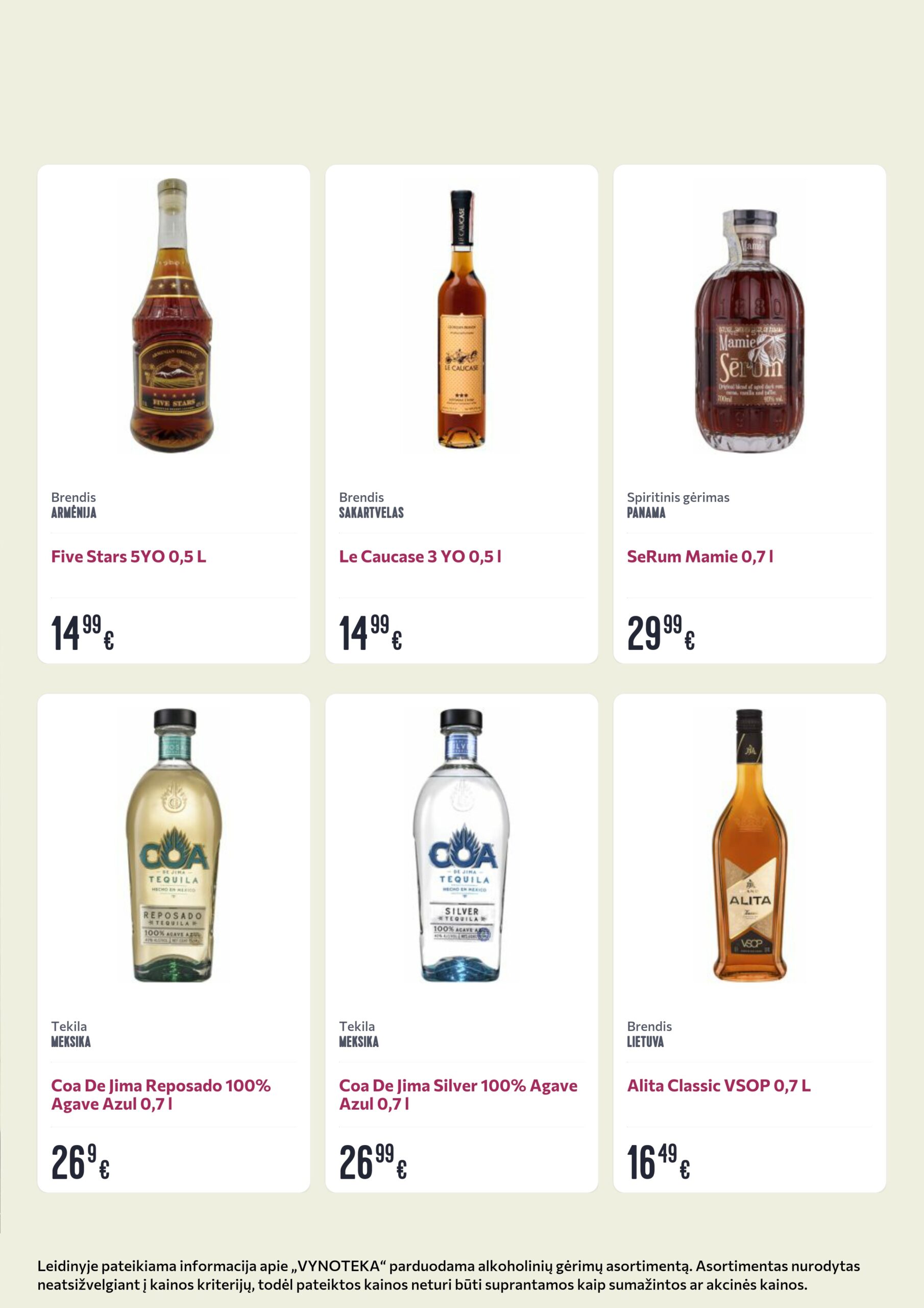 Vynoteka leidinys (gėrimų) – 13 psl.