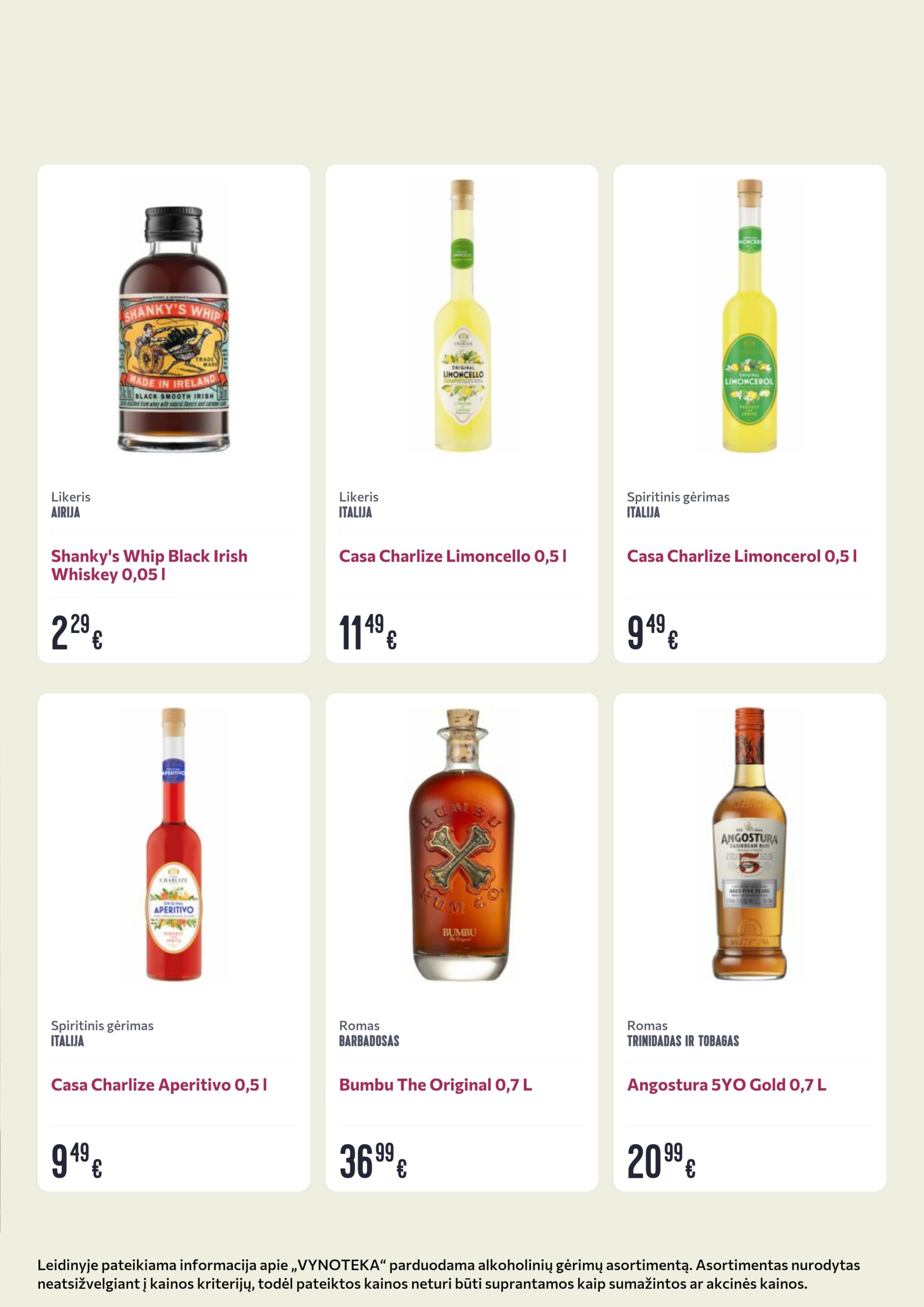 Vynoteka leidinys (gėrimų) – 12 psl.