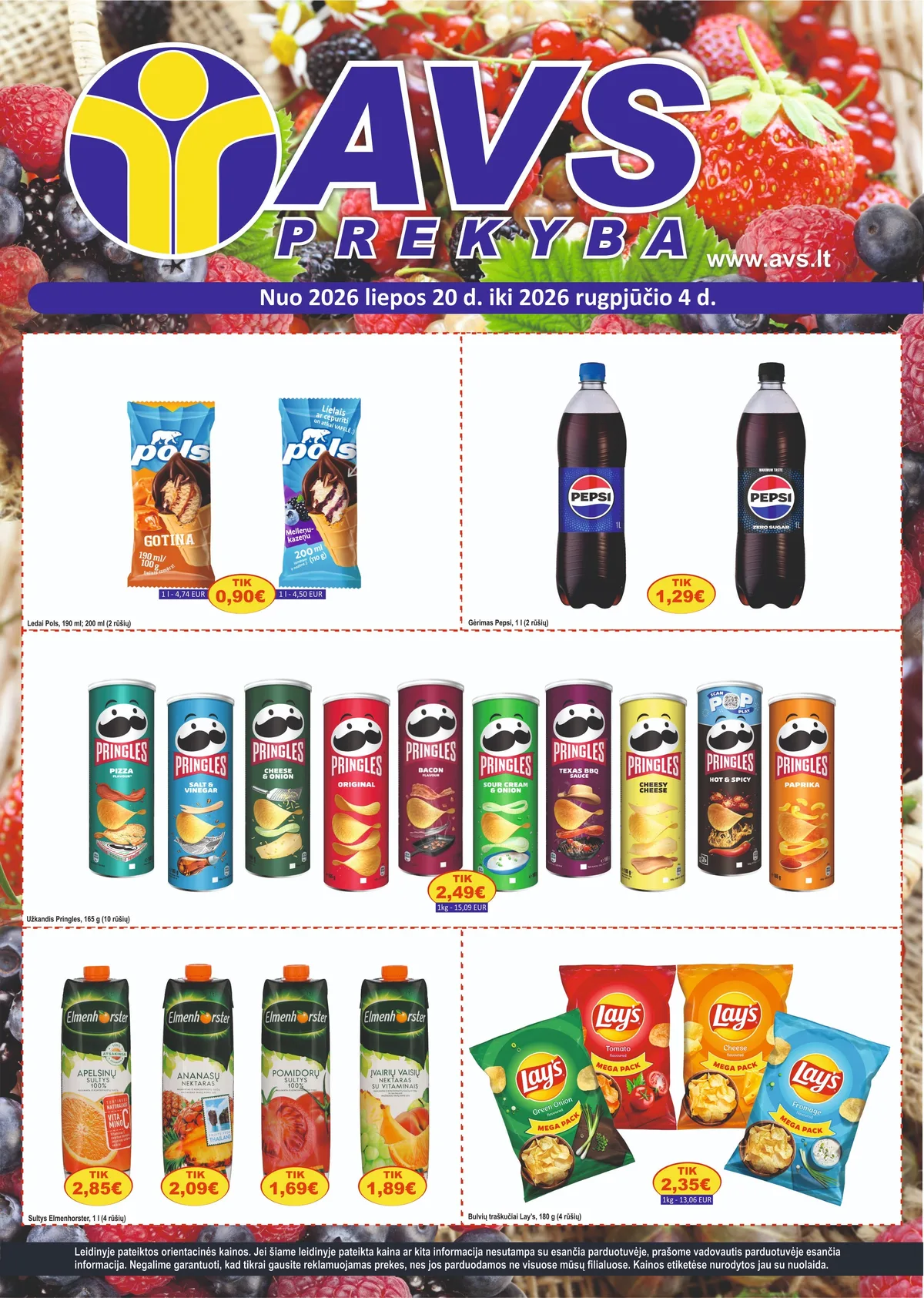 AVS prekyba leidinys – 1 psl.