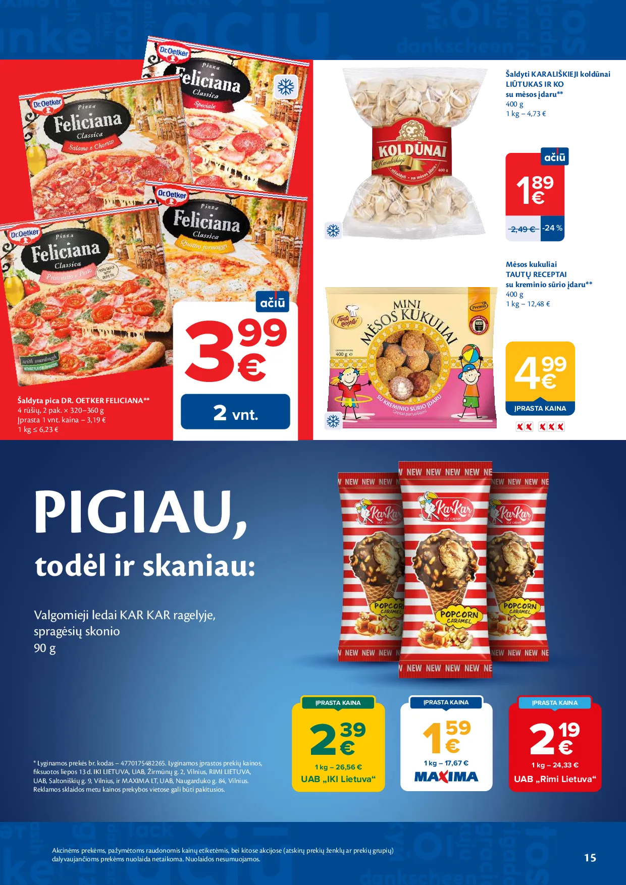 Maxima akcijos šią savaitę. Galioja nuo 2026-07-21 iki 2026-07-27 – 15 psl.