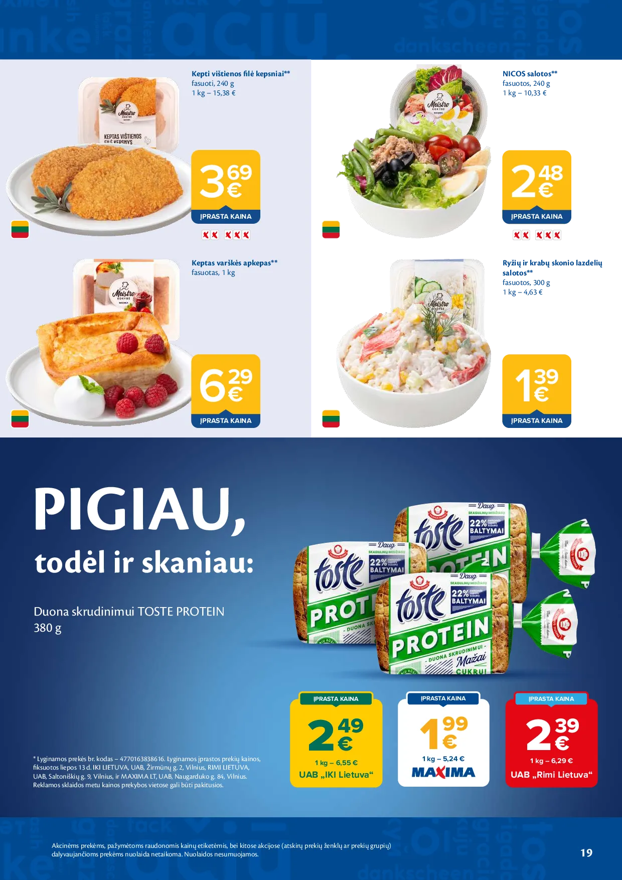 Maxima akcijos šią savaitę. Galioja nuo 2026-07-21 iki 2026-07-27 – 19 psl.