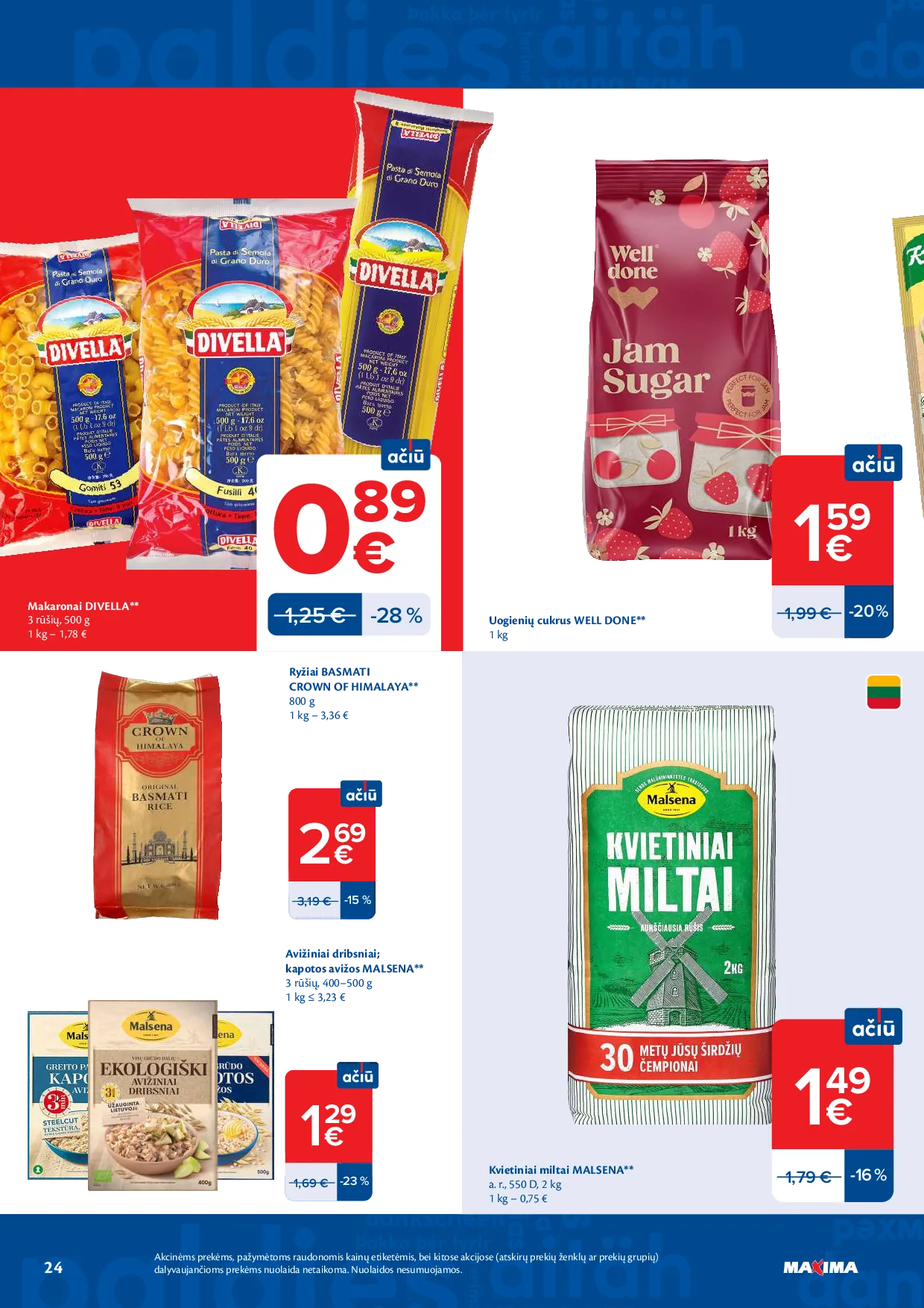 Maxima akcijos šią savaitę. Galioja nuo 2026-07-21 iki 2026-07-27 – 24 psl.