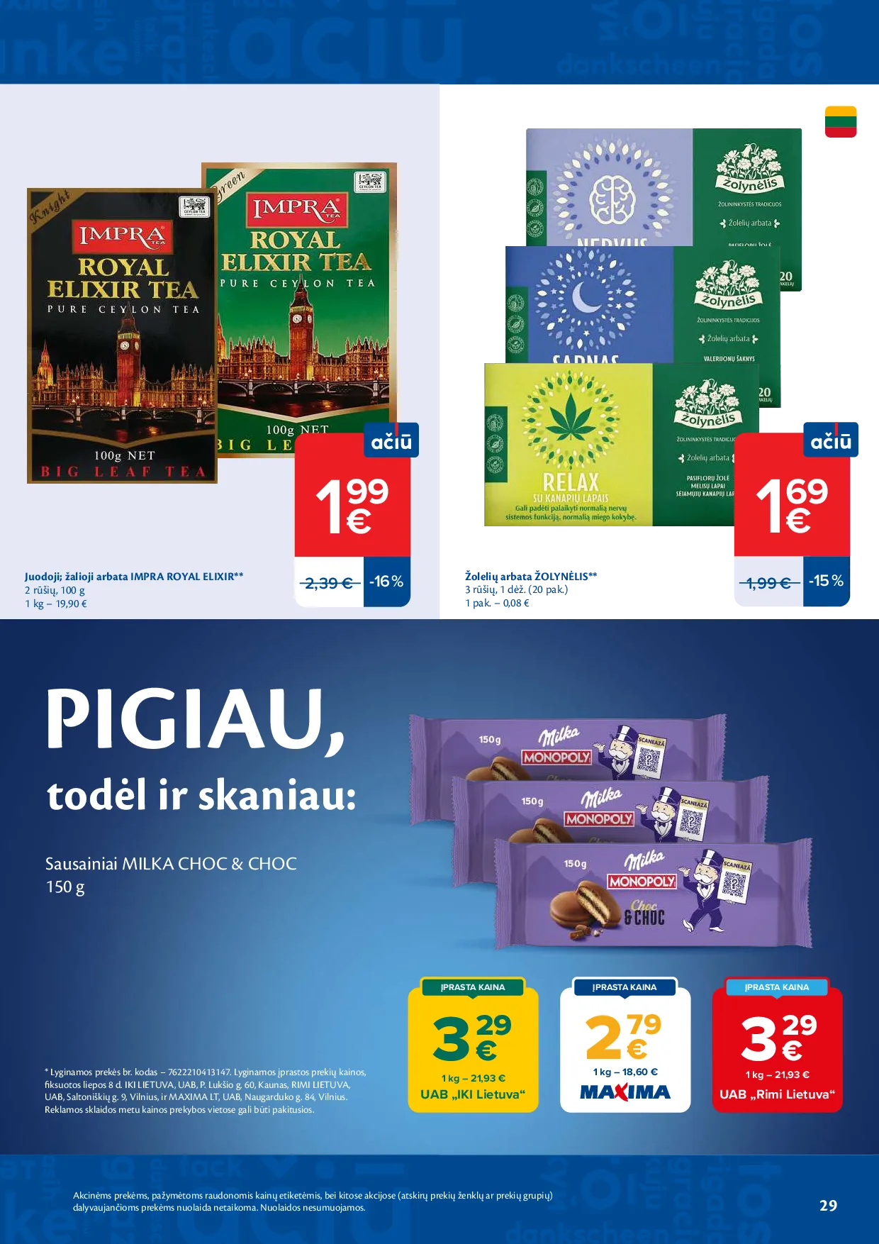 Maxima akcijos šią savaitę. Galioja nuo 2026-07-21 iki 2026-07-27 – 29 psl.