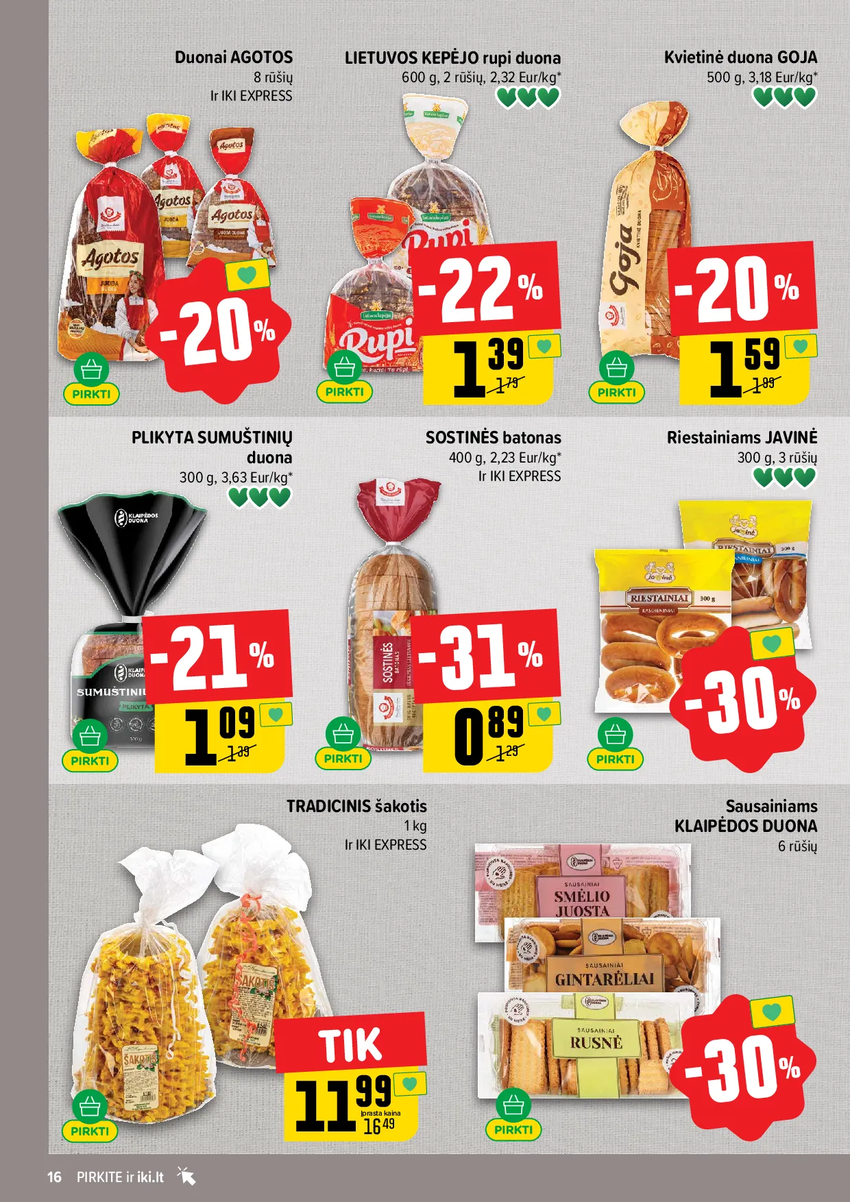 IKI akcijų leidinys – 16 psl.