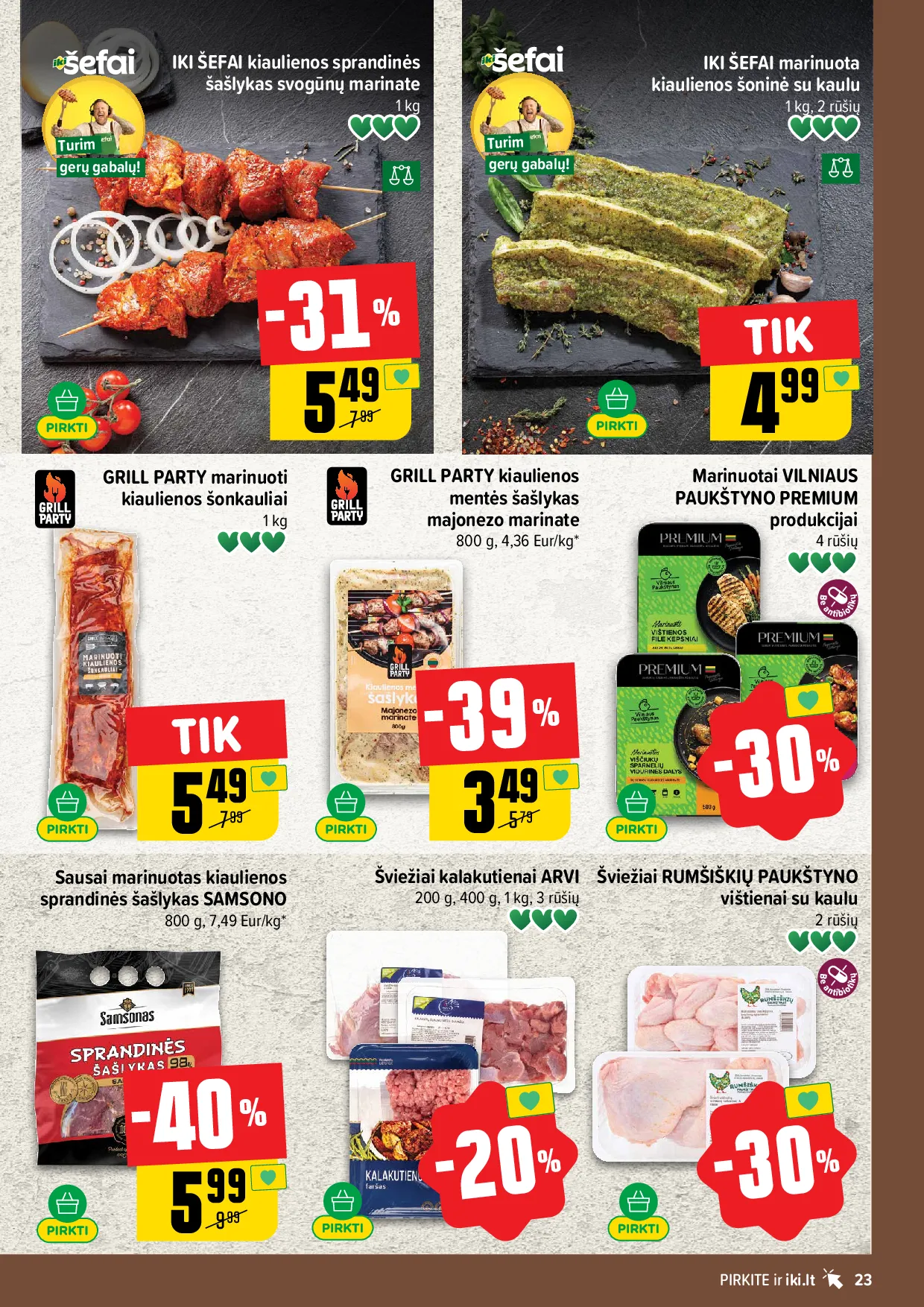 IKI akcijų leidinys – 23 psl.