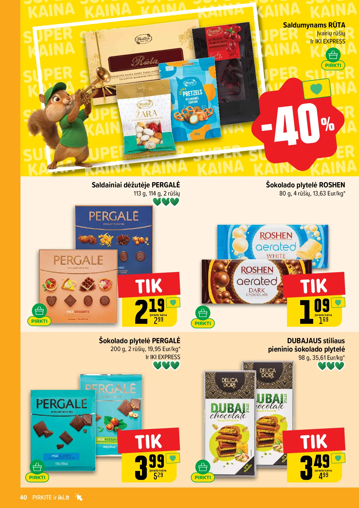 IKI akcijų leidinys – 40 psl.