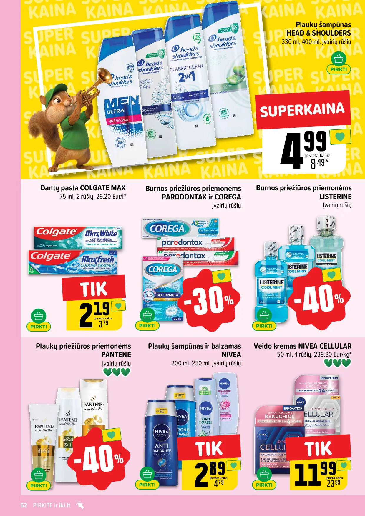 IKI akcijų leidinys – 52 psl.