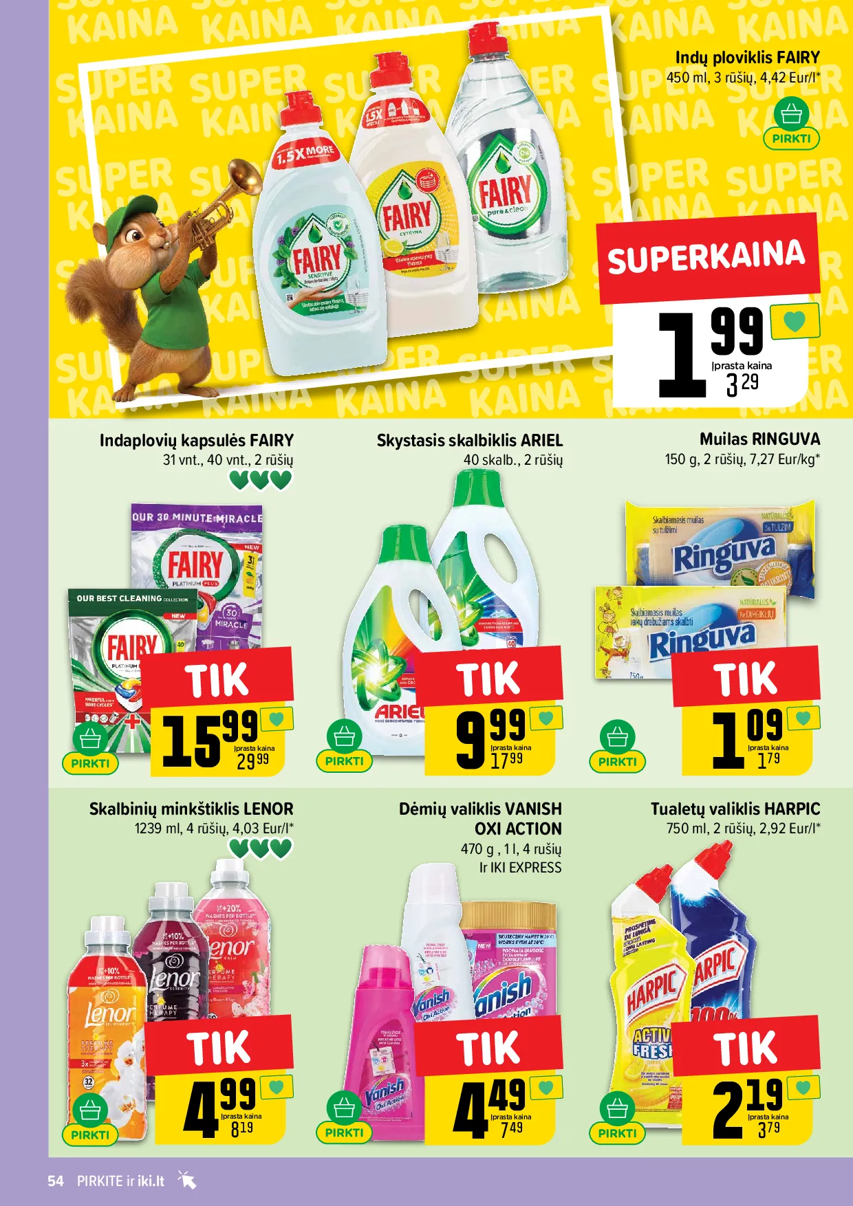 IKI akcijų leidinys – 54 psl.