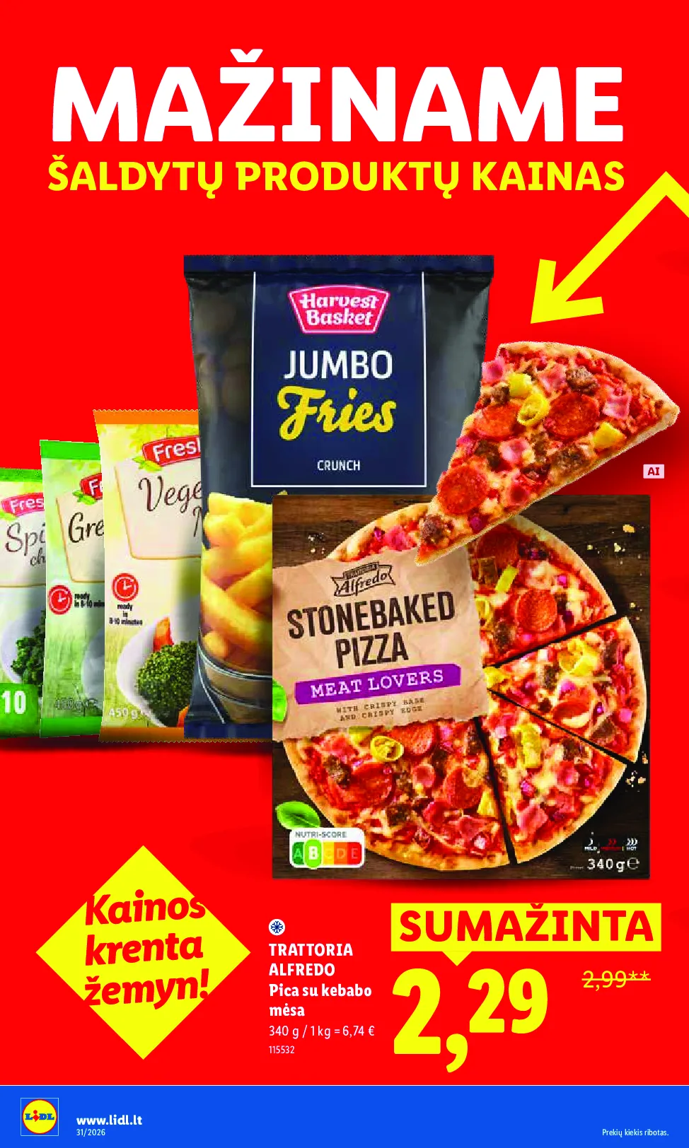 Lidl akcijos šią savaitę. Galioja nuo 2026-07-27 iki 2026-08-02 – 2 psl.