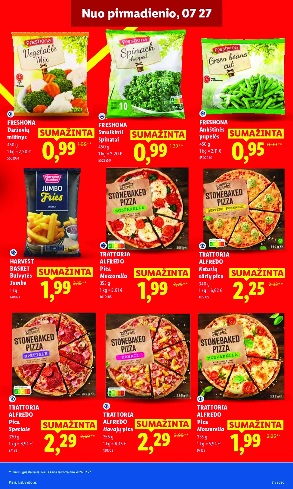 Lidl akcijos šią savaitę. Galioja nuo 2026-07-27 iki 2026-08-02 – 3 psl.