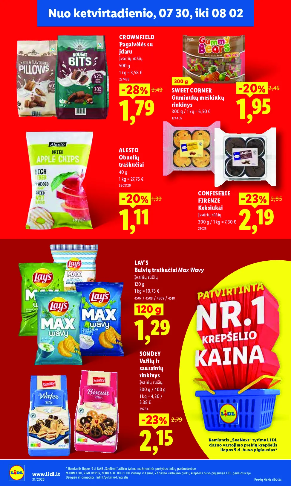Lidl akcijos šią savaitę. Galioja nuo 2026-07-27 iki 2026-08-02 – 36 psl.