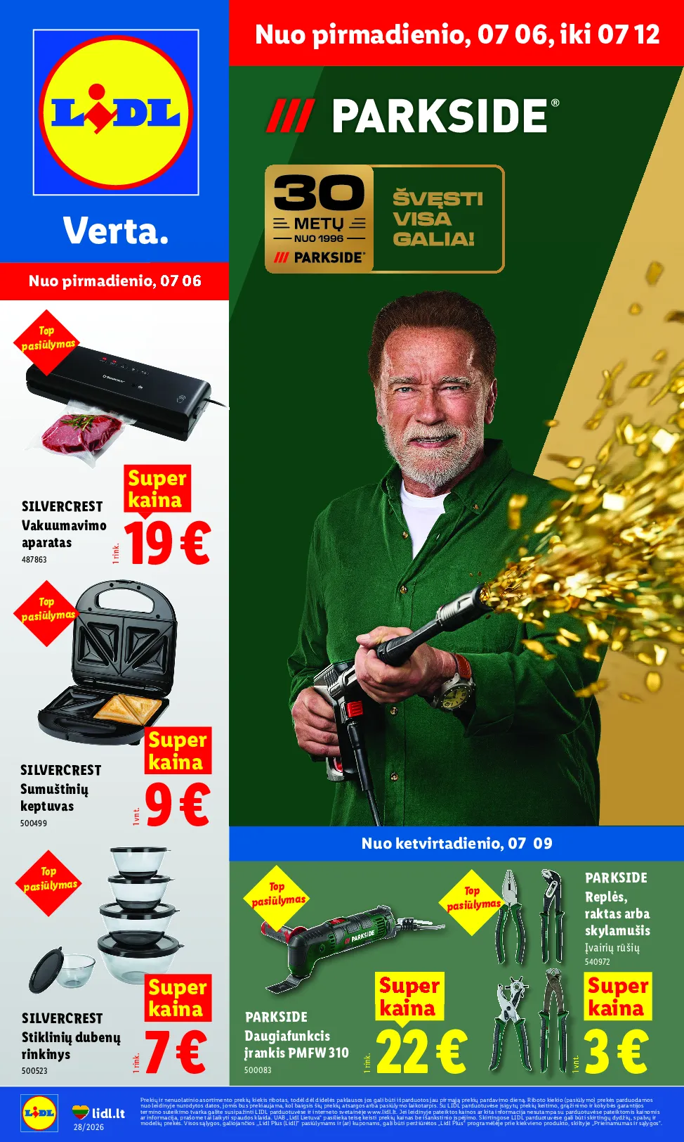 Lidl ne maisto prekių leidinys – 1 psl.