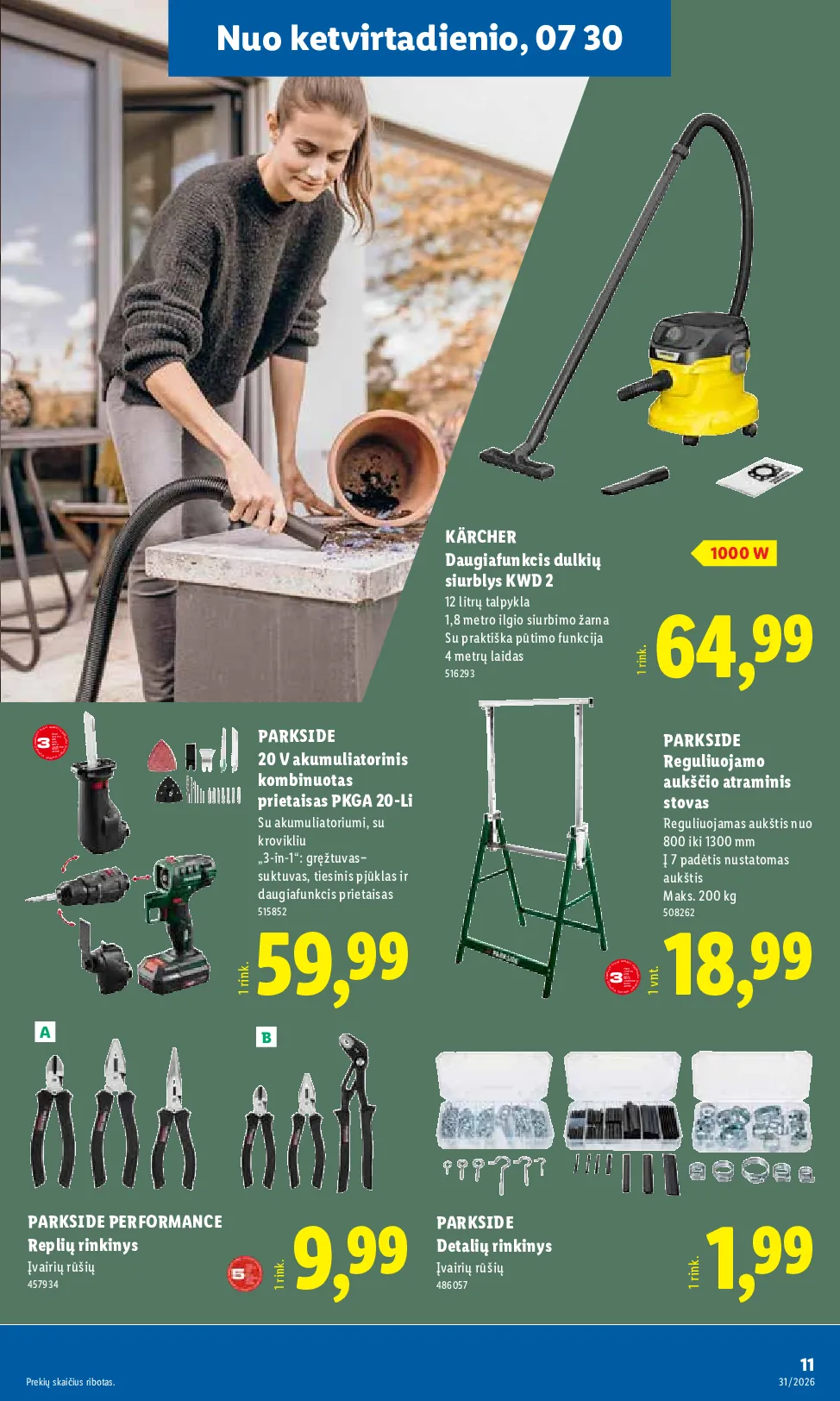 Lidl akcijos šią savaitę. Galioja nuo 2026-07-27 iki 2026-08-02 – 11 psl.
