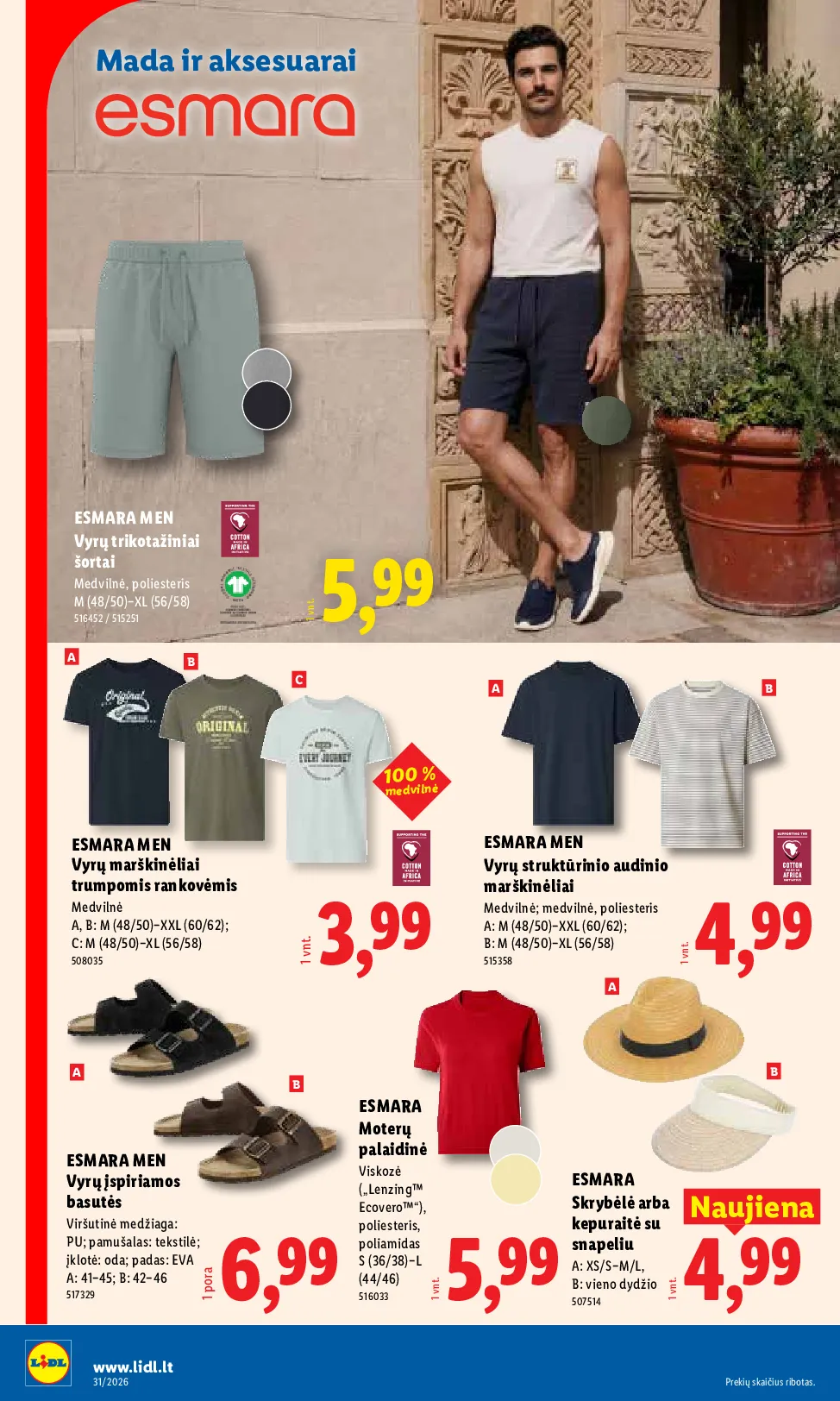 Lidl akcijos šią savaitę. Galioja nuo 2026-07-27 iki 2026-08-02 – 16 psl.
