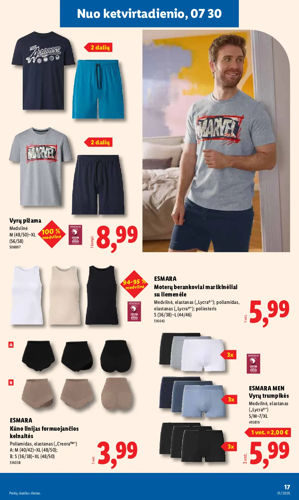 Lidl akcijos šią savaitę. Galioja nuo 2026-07-27 iki 2026-08-02 – 17 psl.