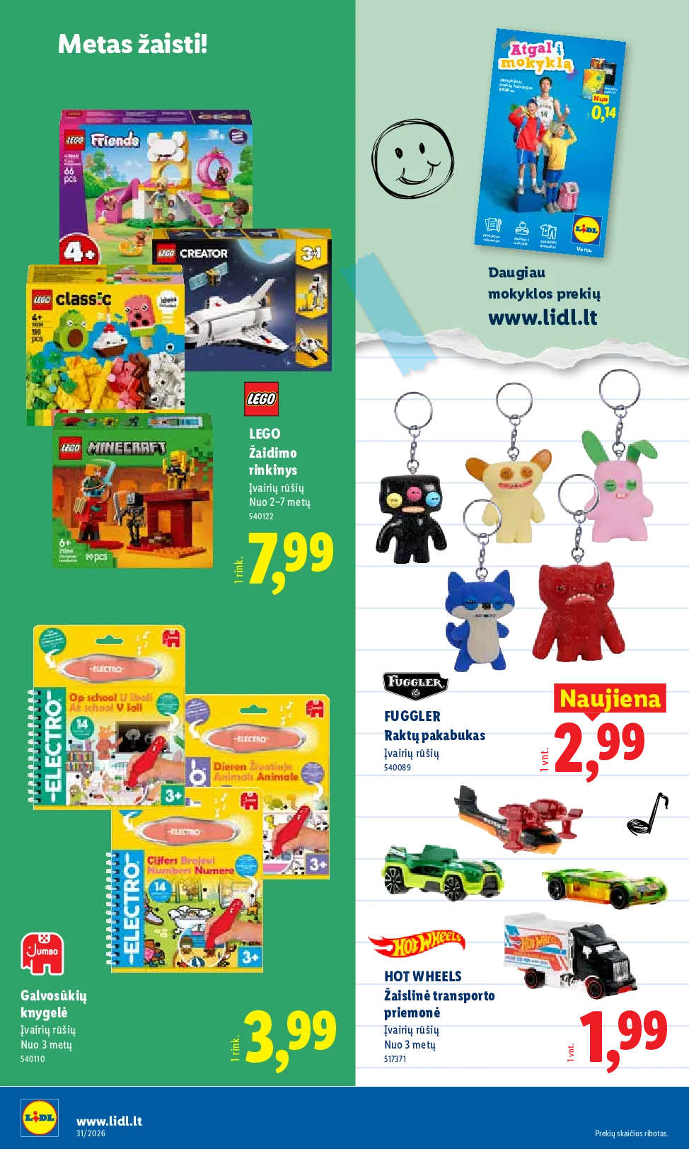 Lidl akcijos šią savaitę. Galioja nuo 2026-07-27 iki 2026-08-02 – 18 psl.