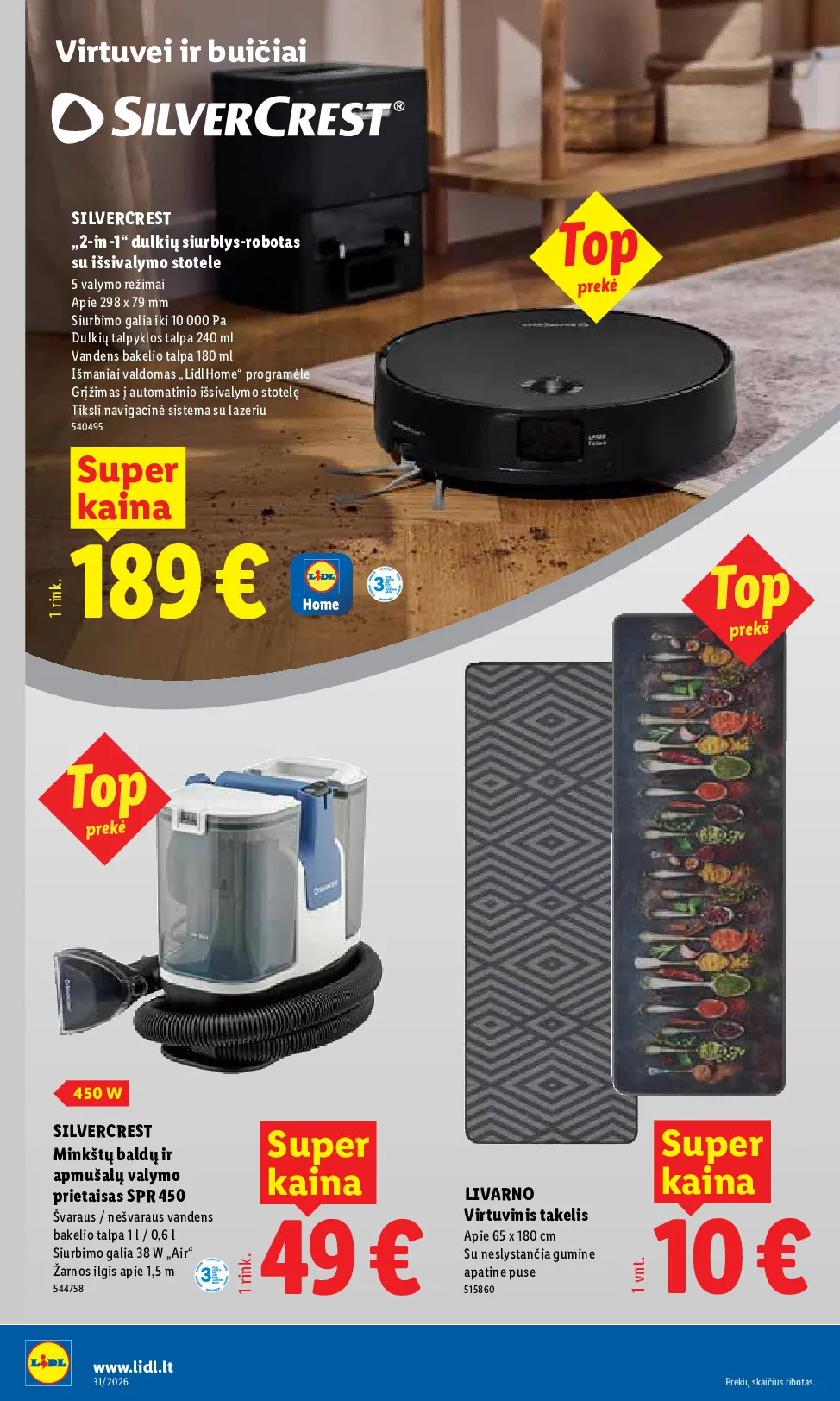 Lidl akcijos šią savaitę. Galioja nuo 2026-07-27 iki 2026-08-02 – 2 psl.