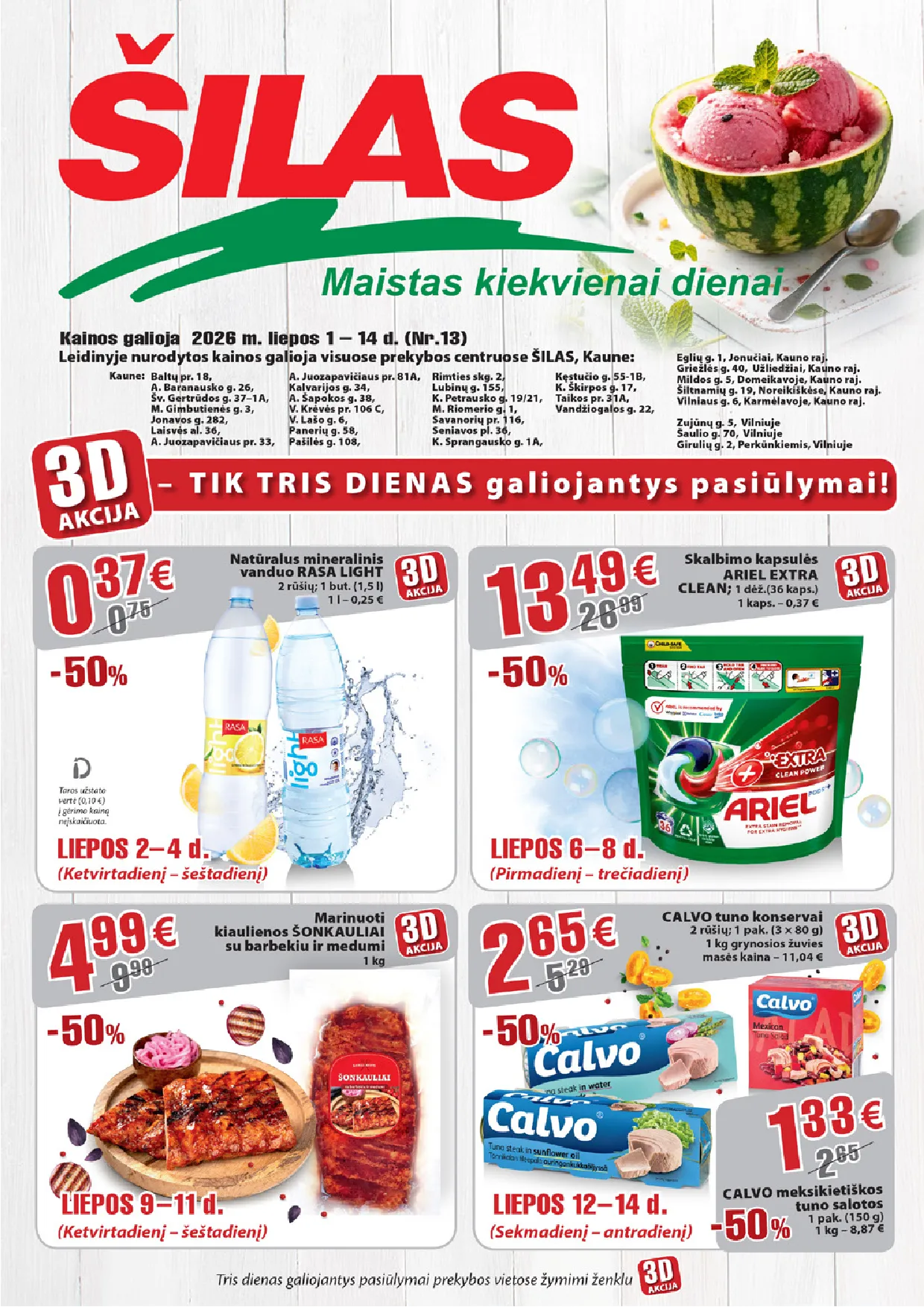 Šilas leidinys – 1 psl.