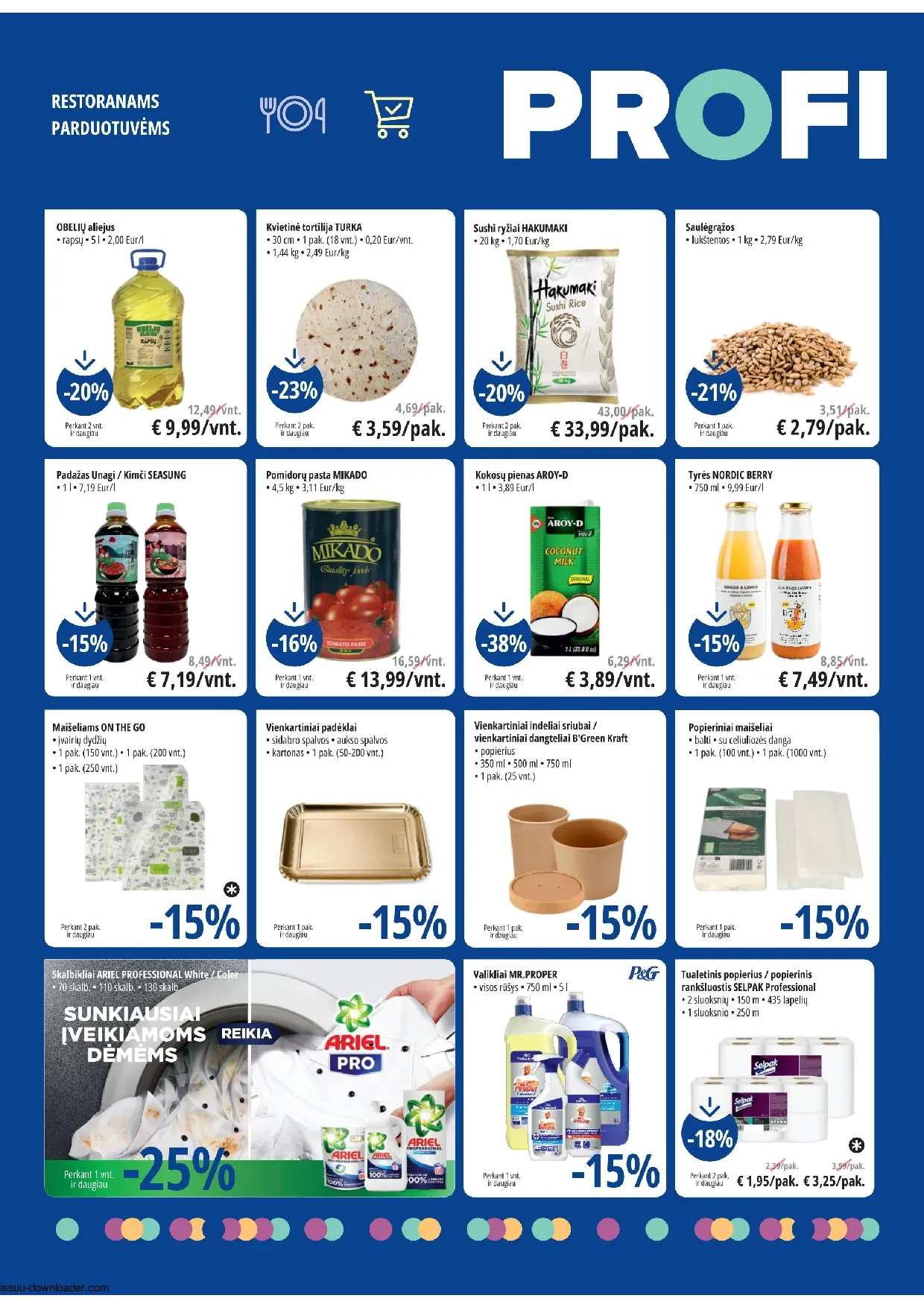 Promo Cash&Carry akcijos šią savaitę. Galioja nuo 2026-07-15 iki 2026-07-28 – 7 psl.