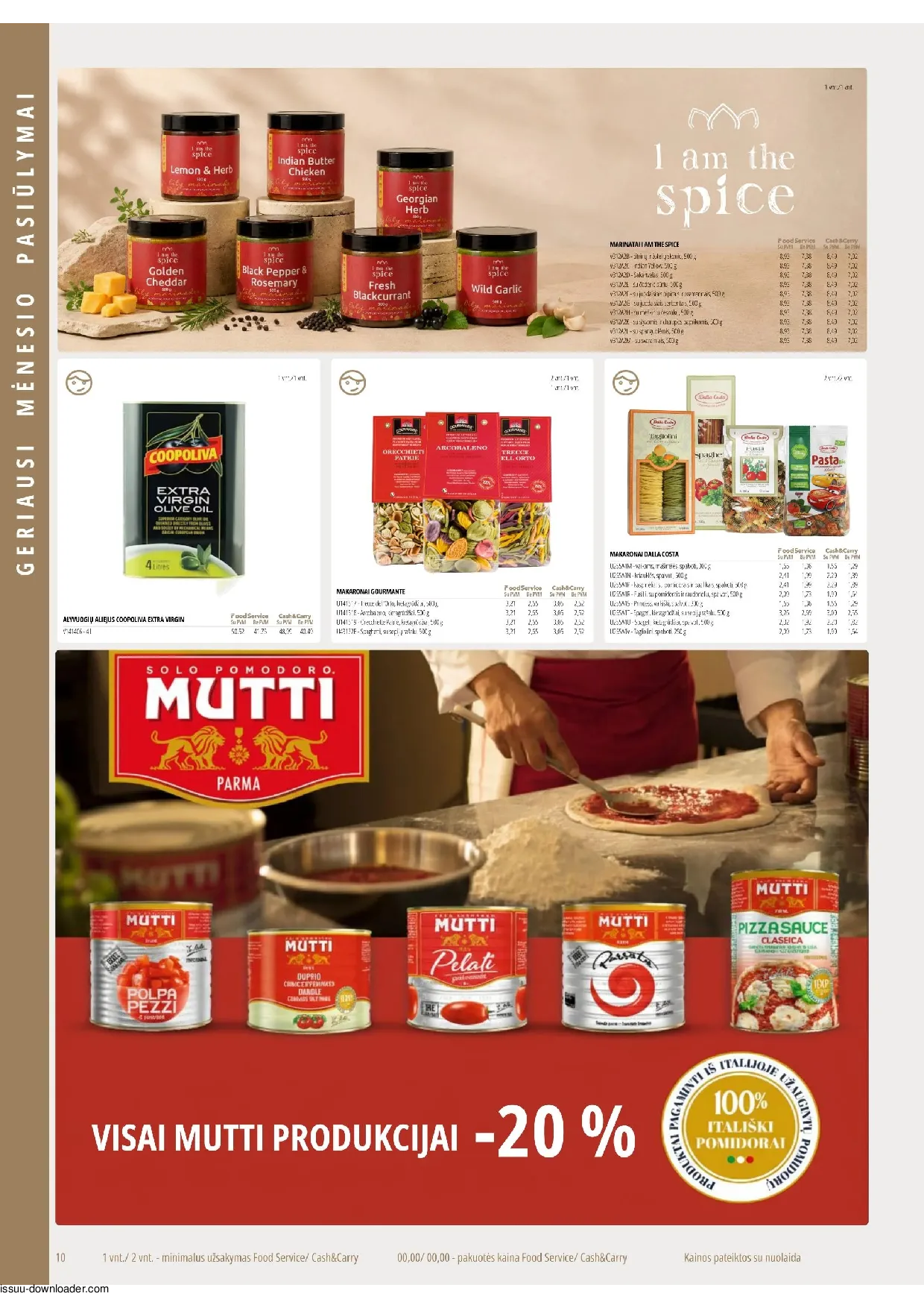Promo Cash&Carry akcijos šią savaitę. Galioja nuo 2026-07-01 iki 2026-07-31 – 10 psl.