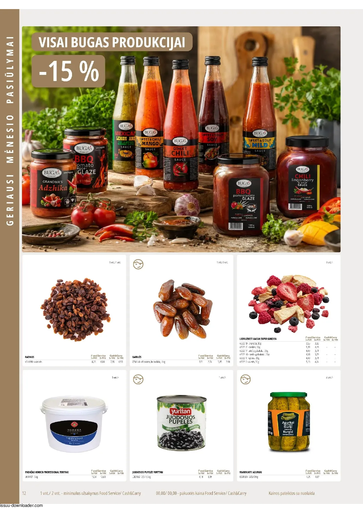 Promo Cash&Carry akcijos šią savaitę. Galioja nuo 2026-07-01 iki 2026-07-31 – 12 psl.