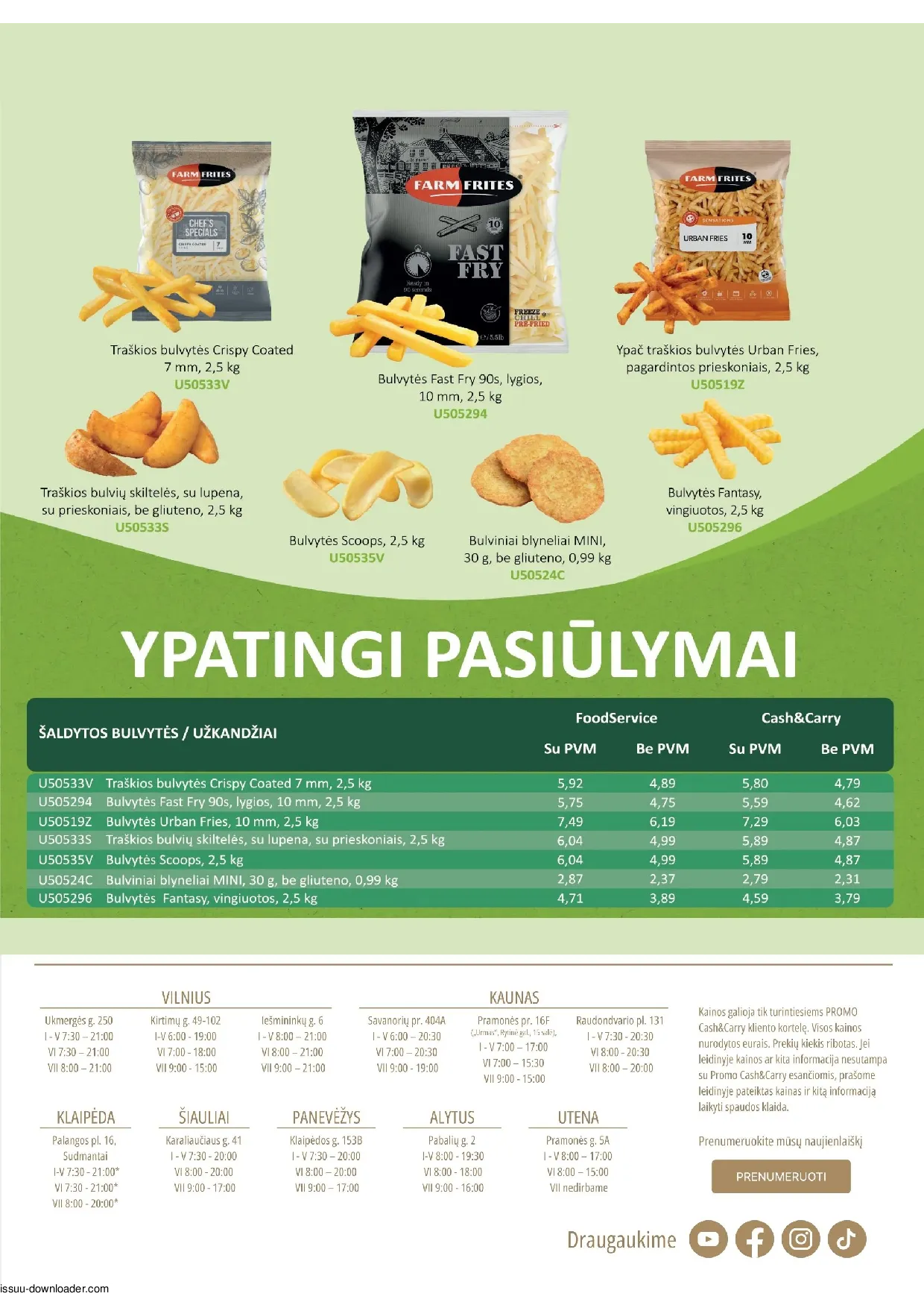 Promo Cash&Carry akcijos šią savaitę. Galioja nuo 2026-07-01 iki 2026-07-31 – 15 psl.